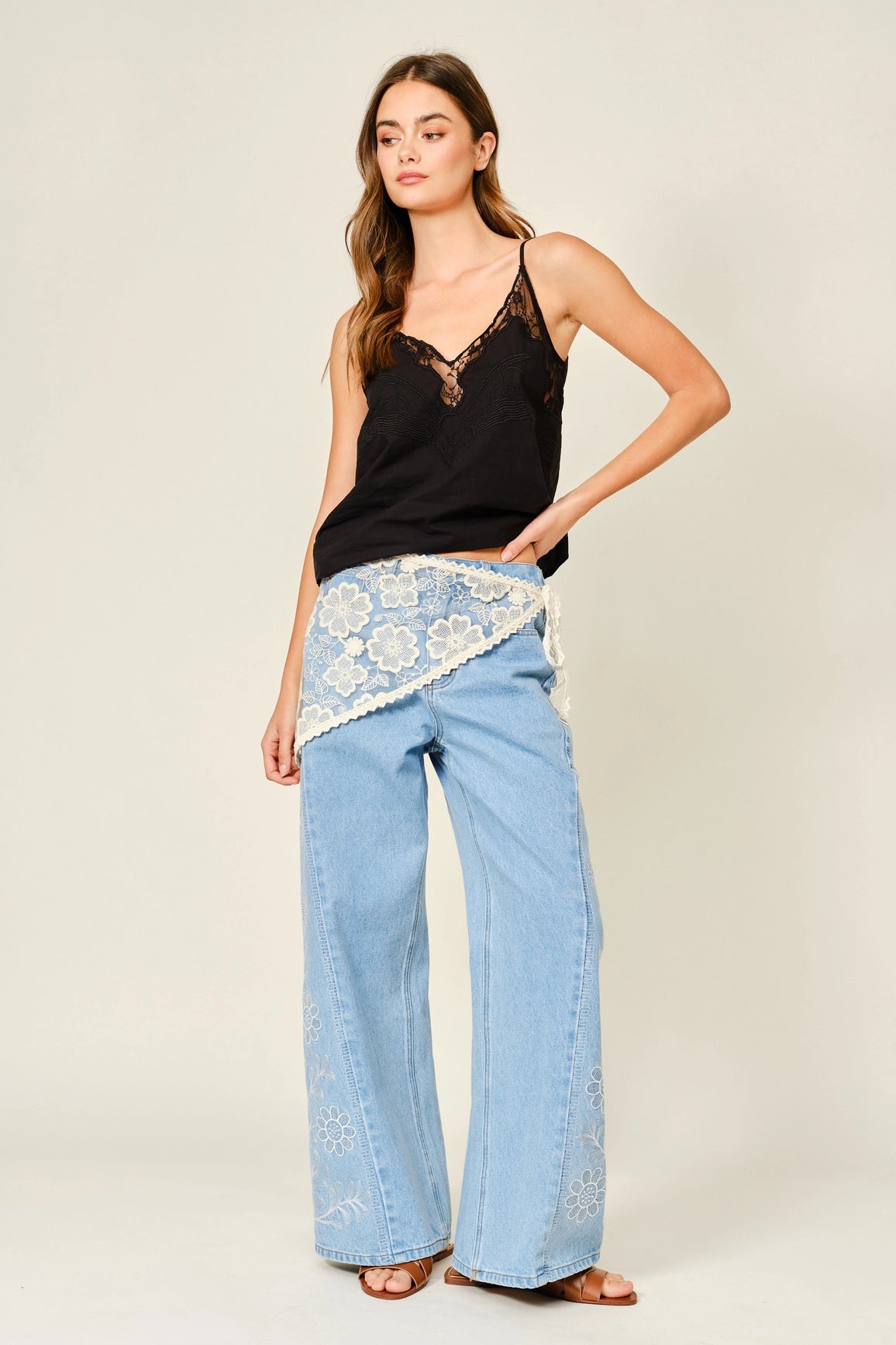 Lace Wrap Scarf Skirt