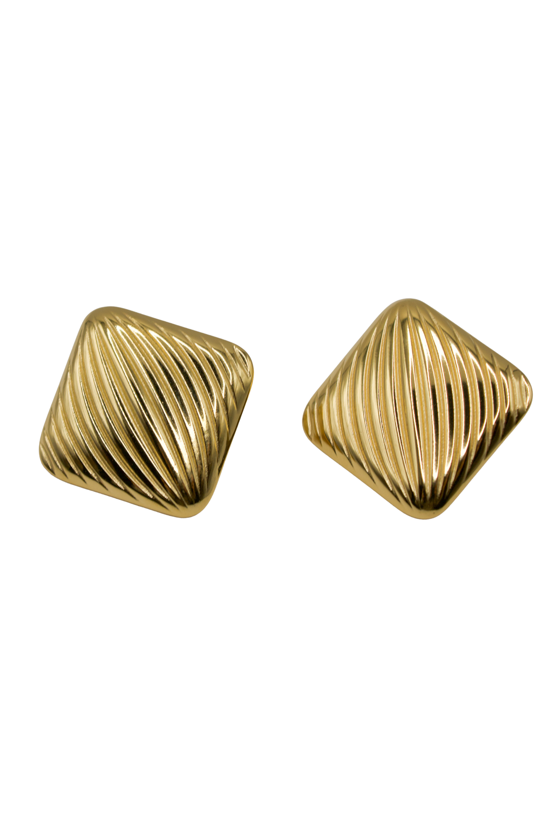 18K Parker Stud Statement Earrings