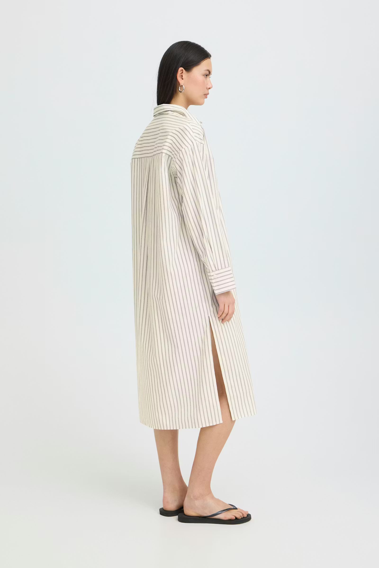 Julie Midi Dress - Striped