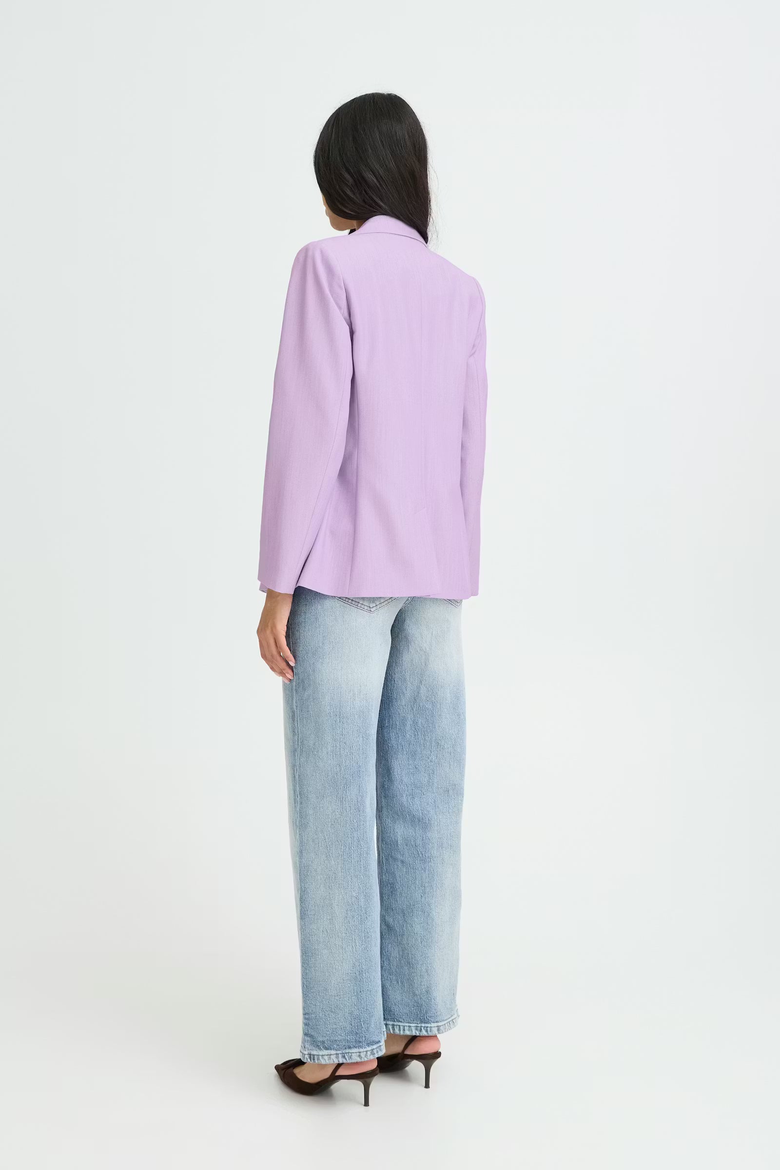 Bydanta Blazer - Lavender Melange