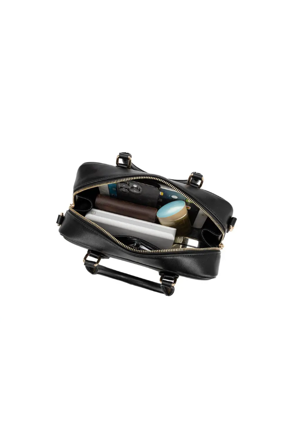 Melie Bianco - Eden Top Handle Bag - Black