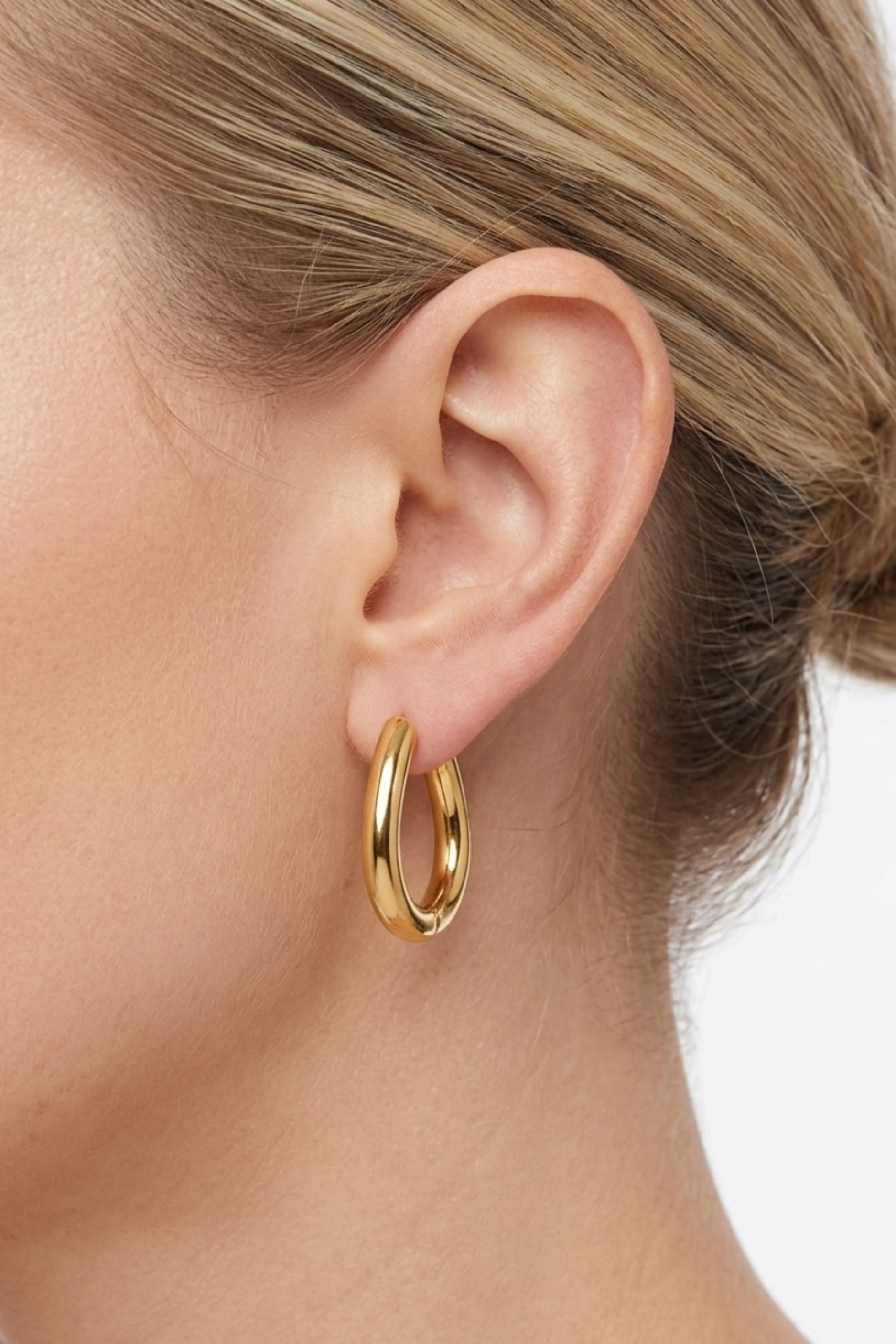 18K Hannah Hoop Earrings