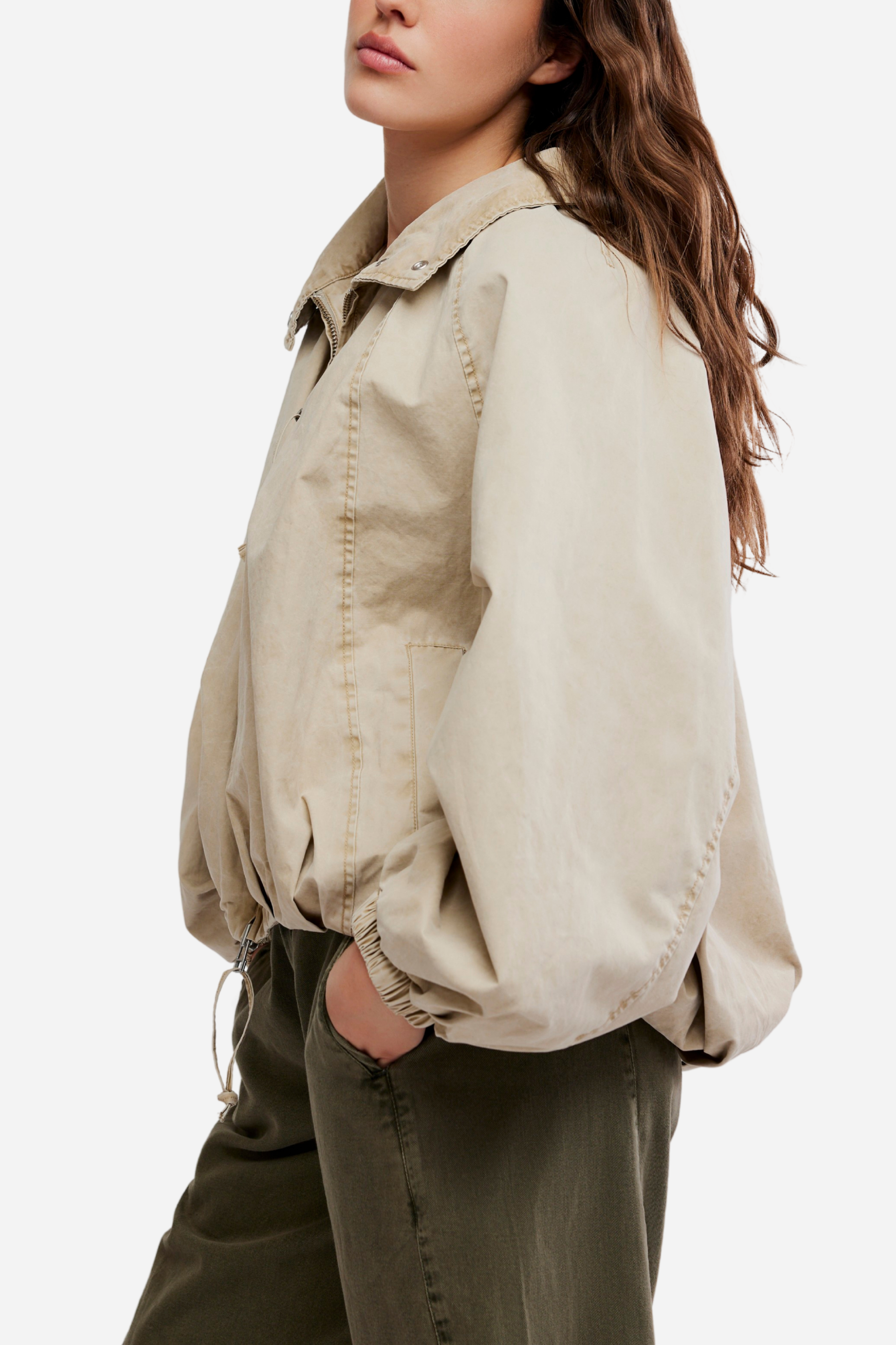Free People Chelsea Jacket - Oatmeal