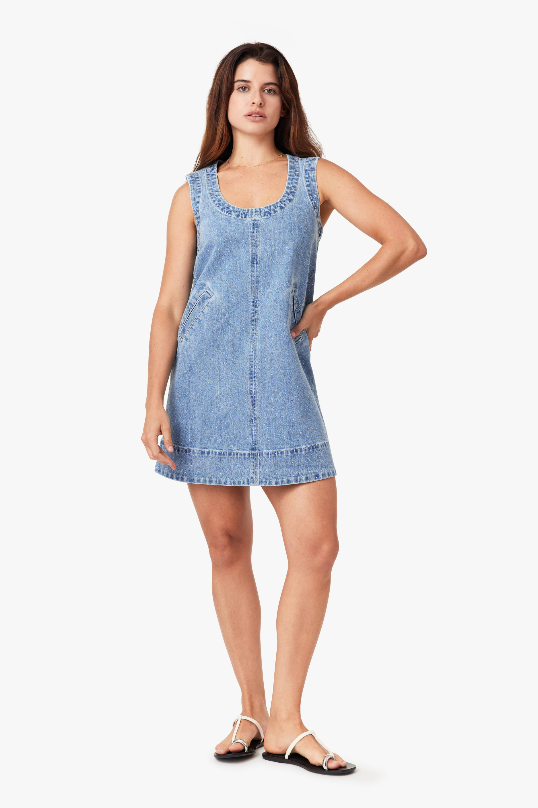 Micro Studded Mini Dress