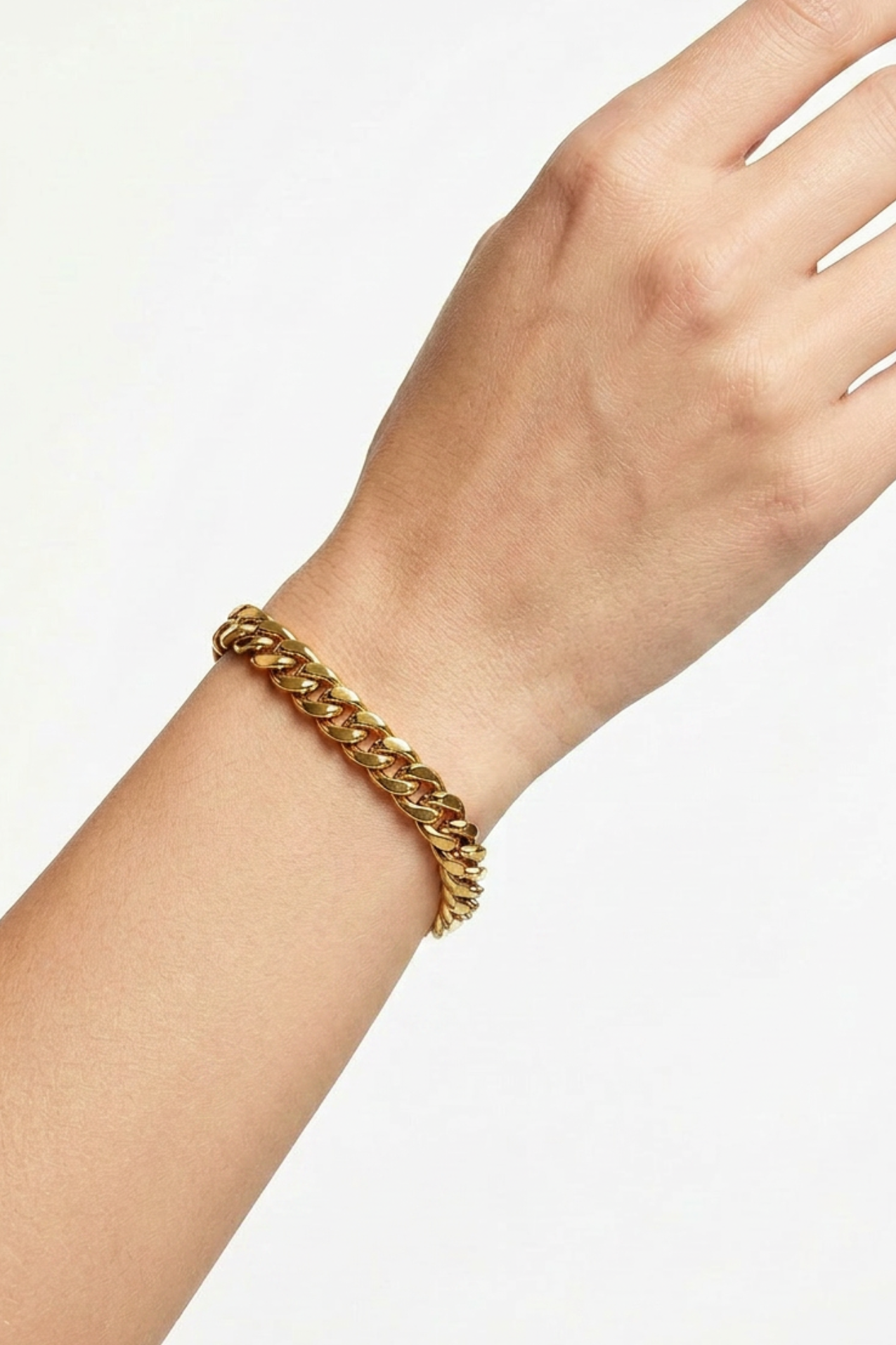 18K Ivy Cuban Chain Bracelet