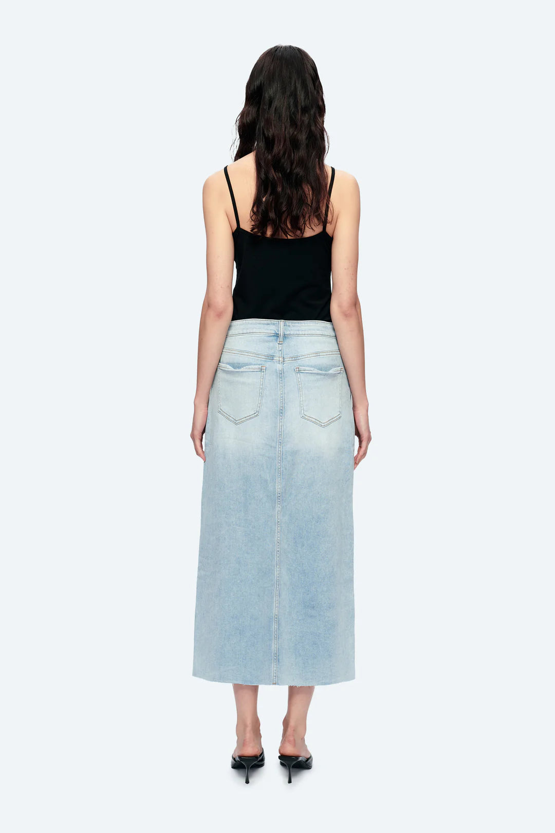 Denim Midi Skirt