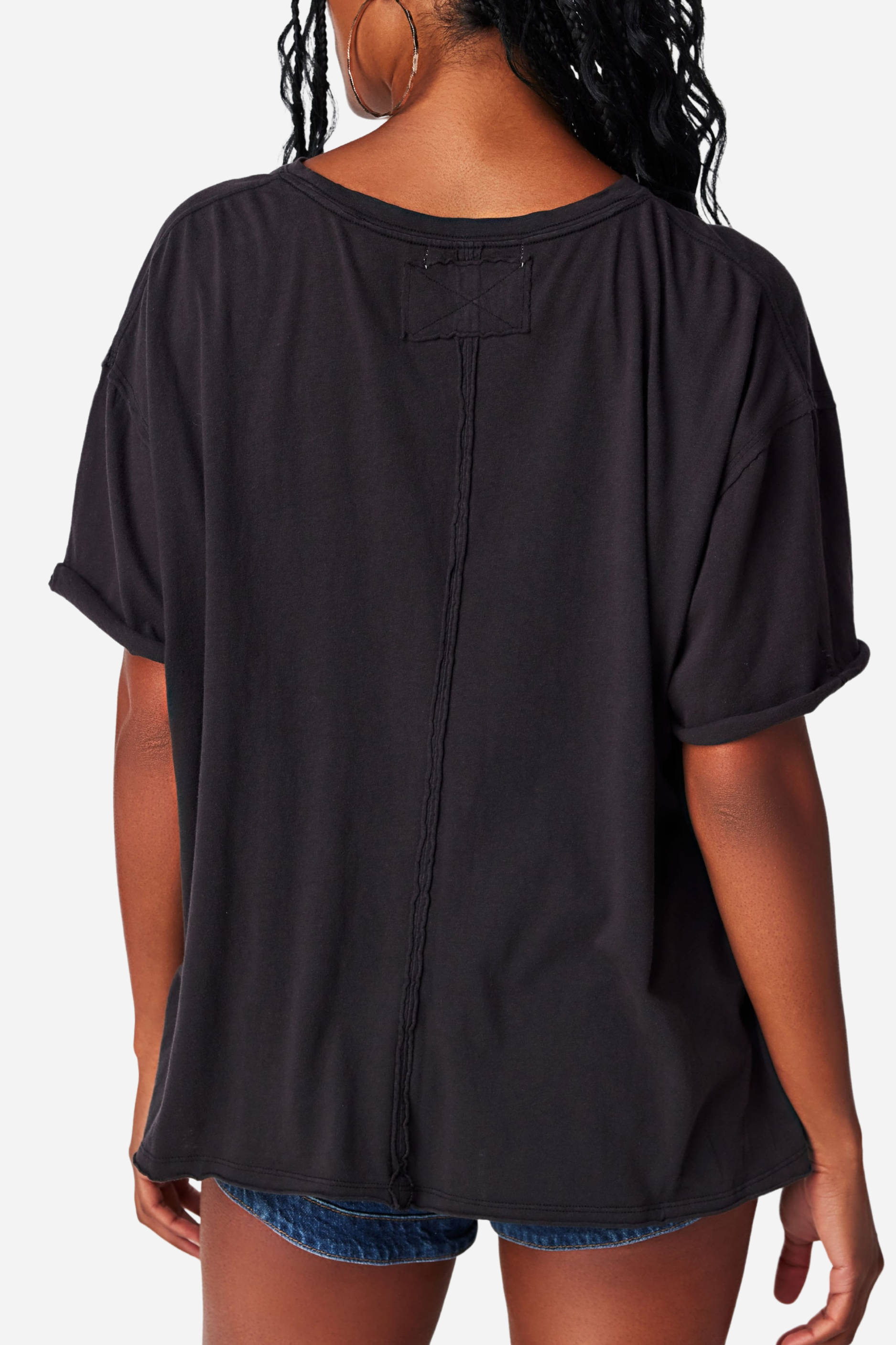 Free People Nina Tee - Black