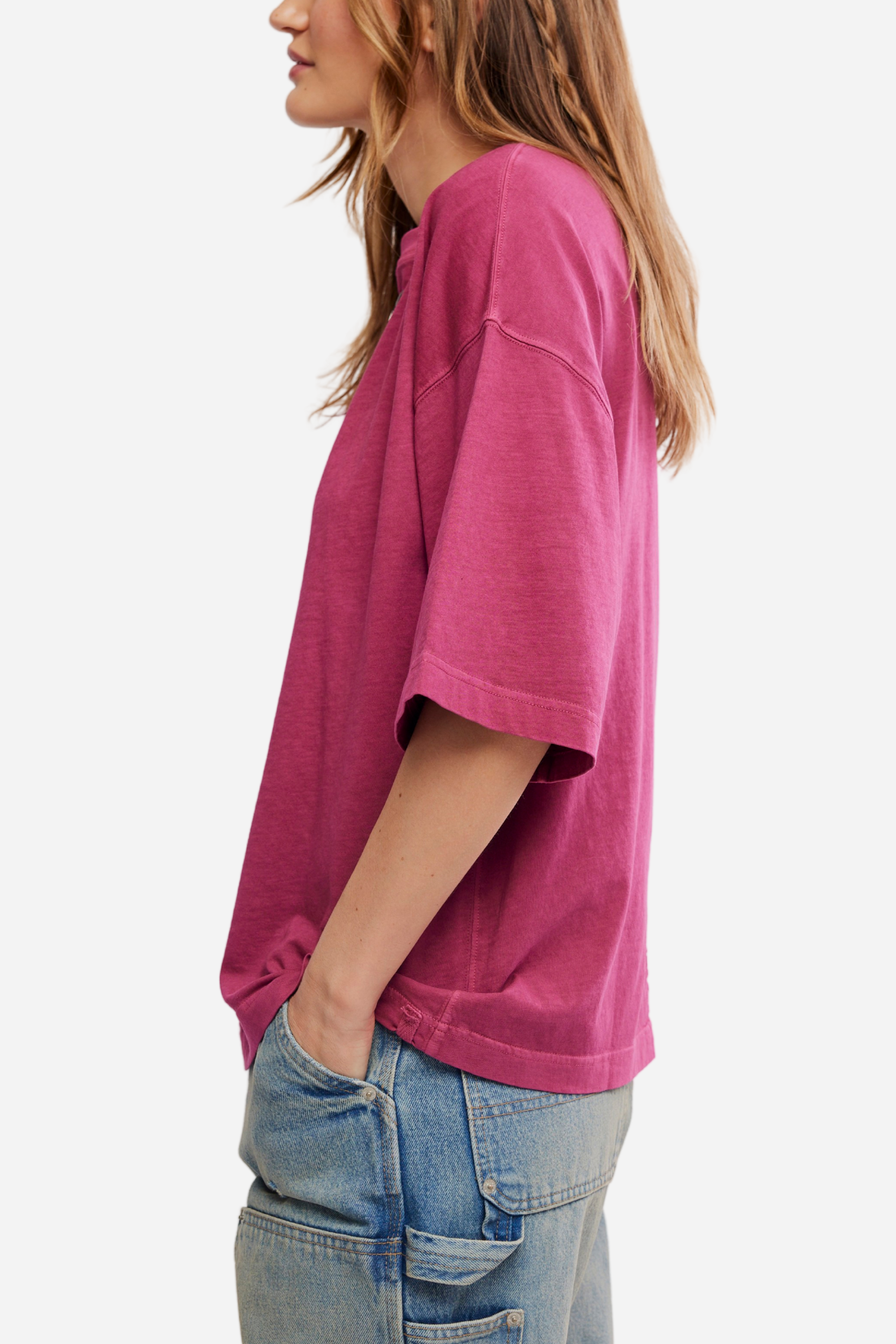 Free People - Perfect Oversized Tee - Glass Roses