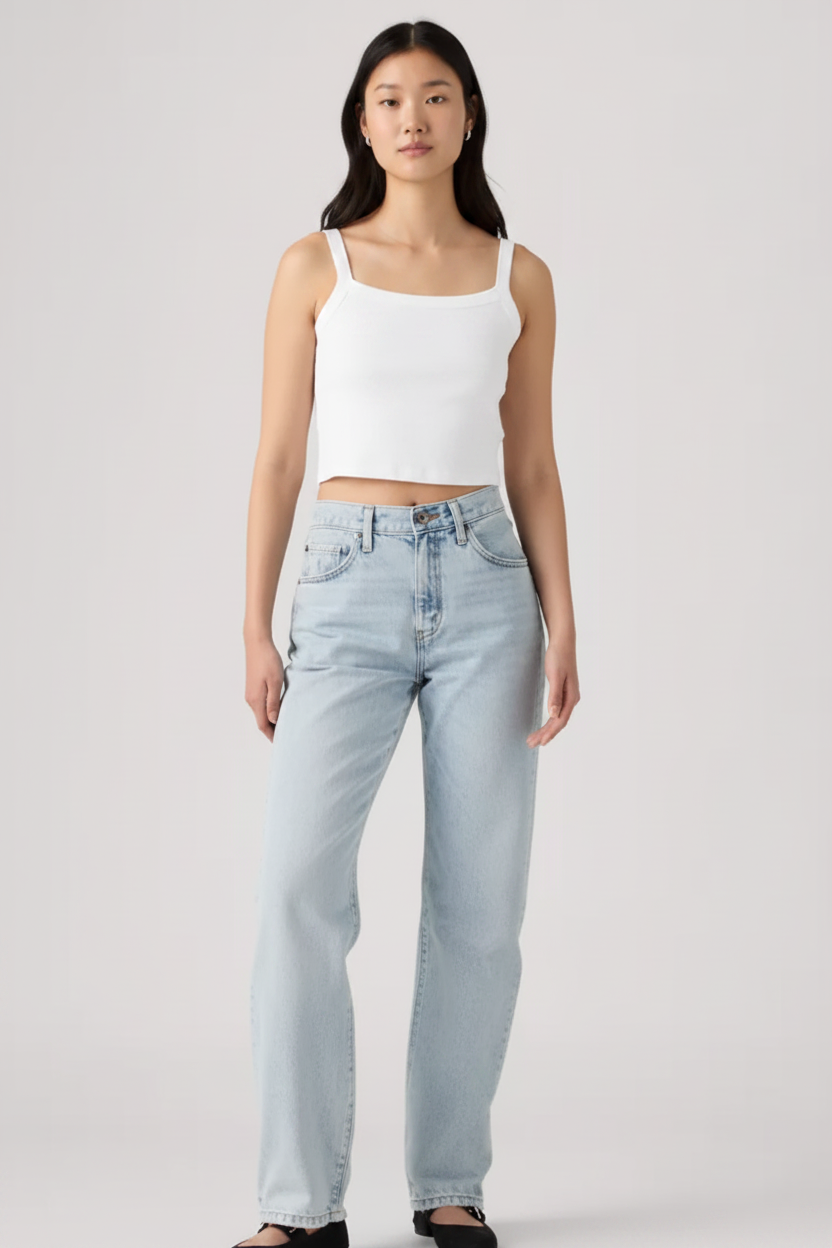 Levi's Easy Dad Jeans - Fan Flare