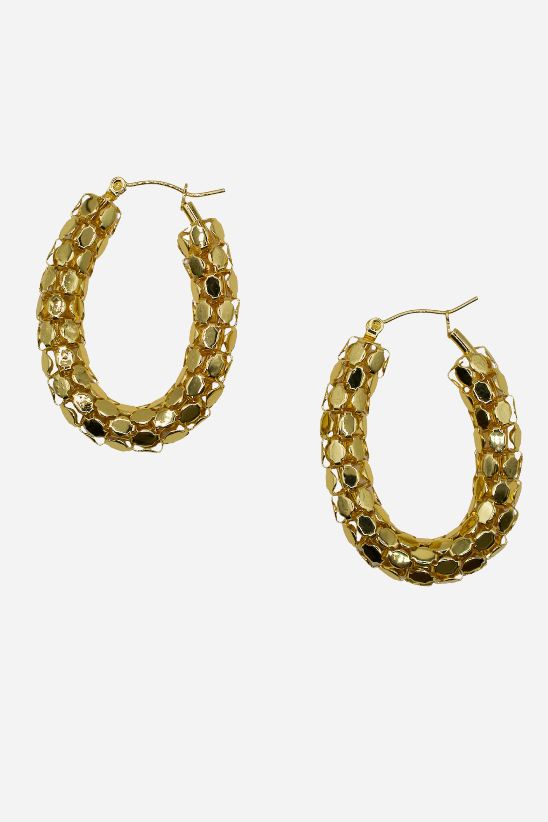 18K Piper Statement Hoop Earrings
