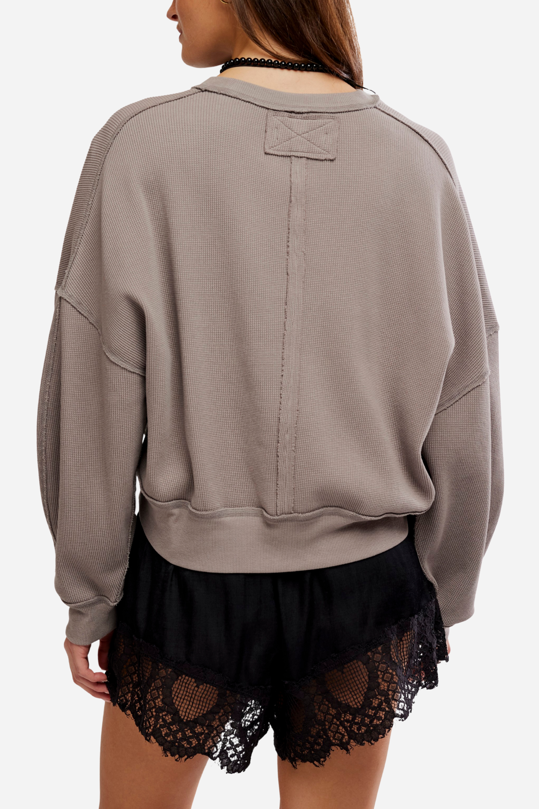 Free People Skyline Tee - Petrified Wood