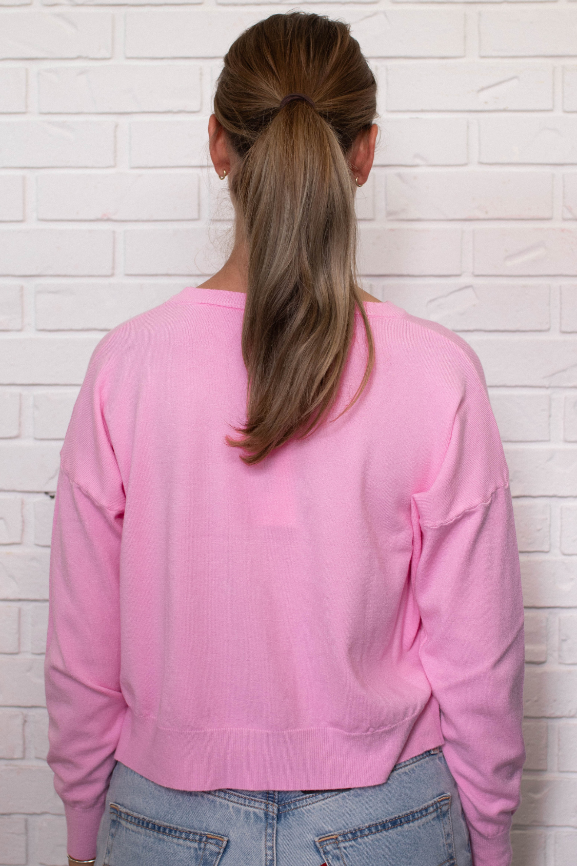 Polly Sweater - Blush Pink