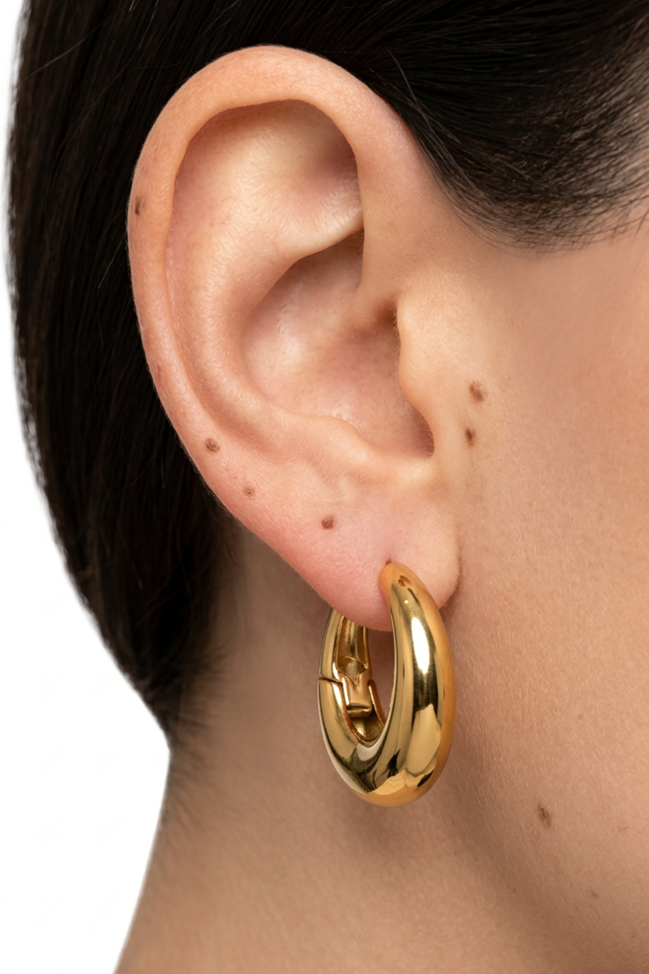 18K Ivy Hoop Earrings
