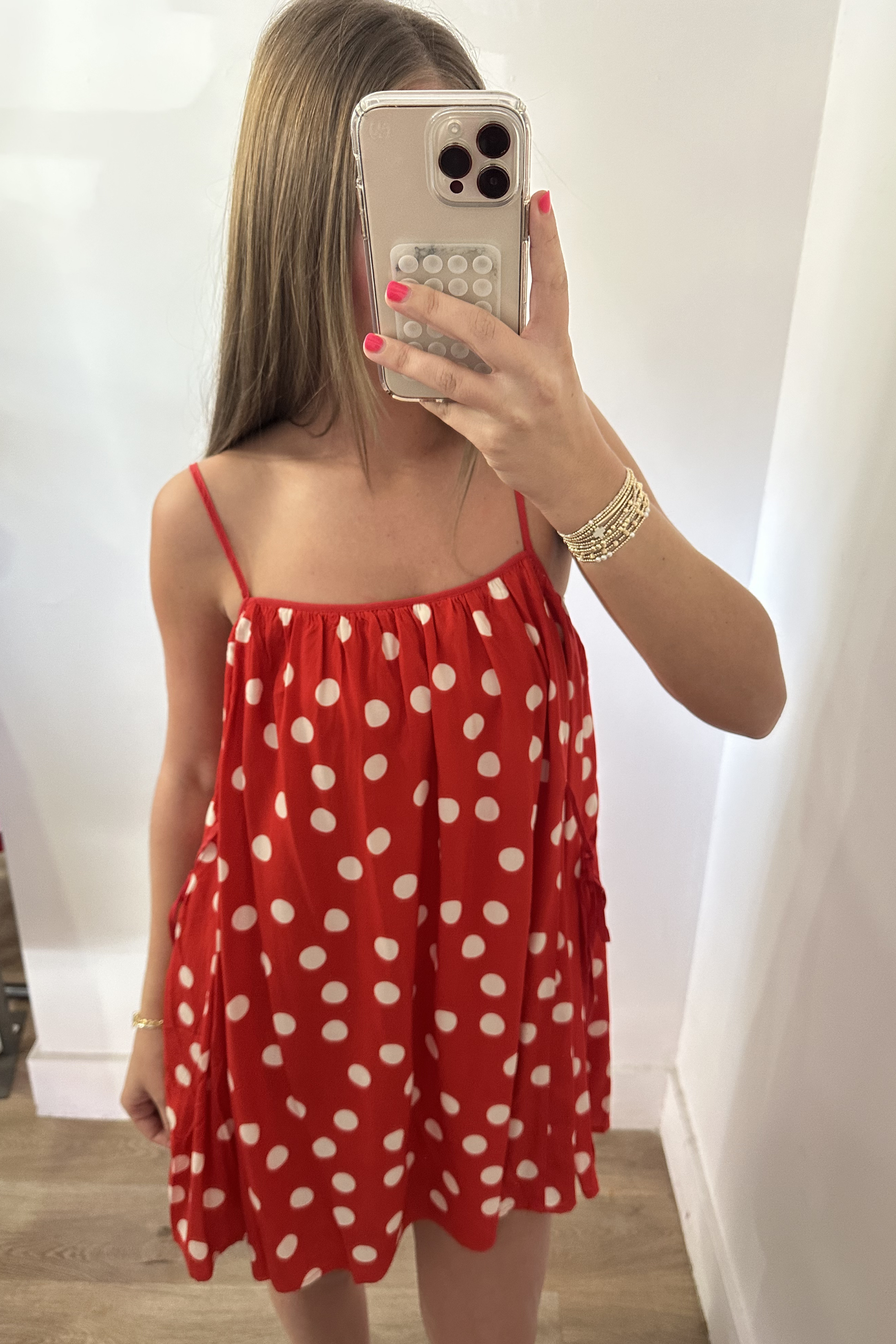 lulu and red dress Polka Dot Mini Dress-Red Large The Lulus Keeper of My Heart Red One Buy Red Dresses for Women