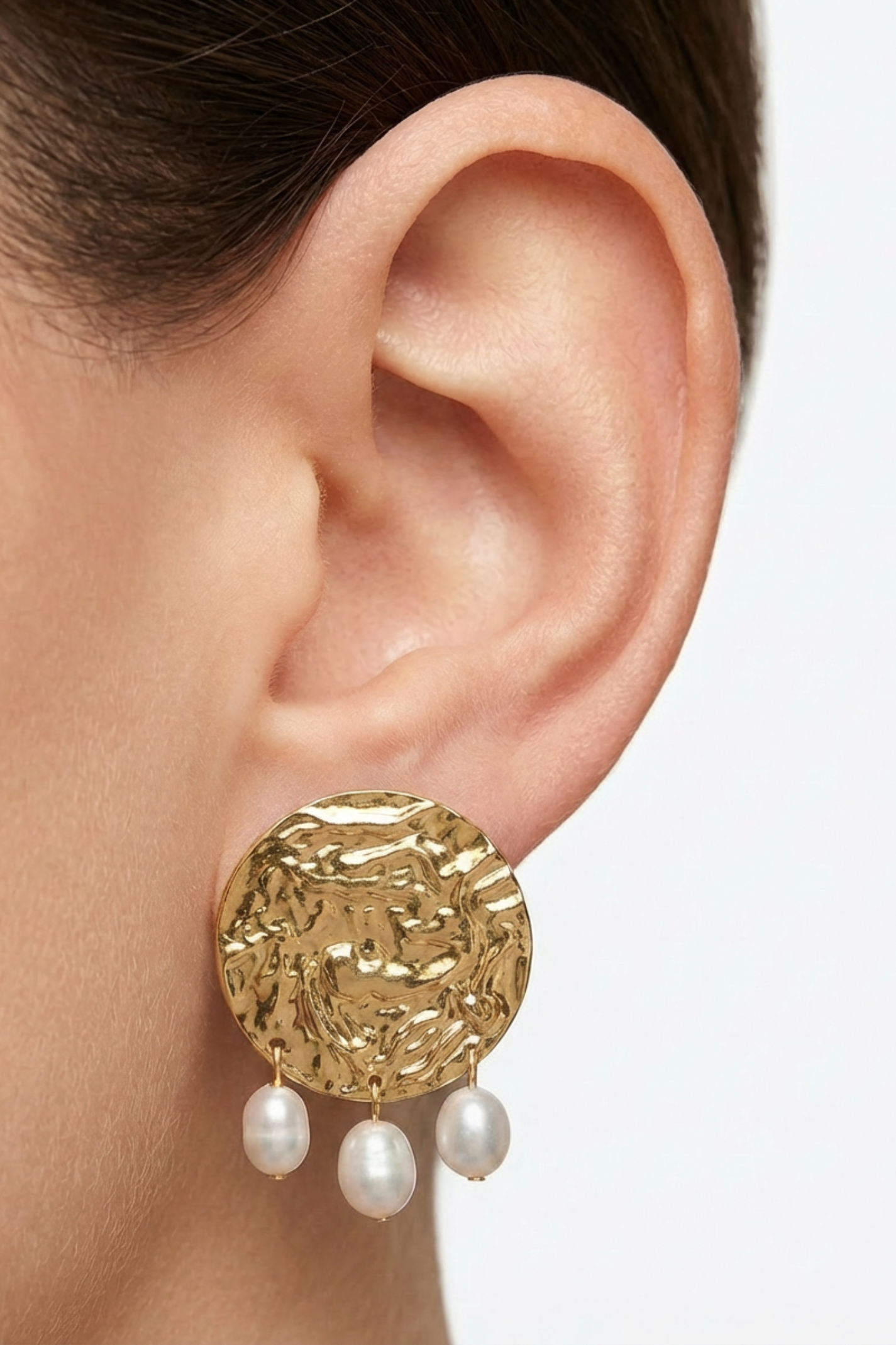 18K Claudia Pearl Statement Earrings