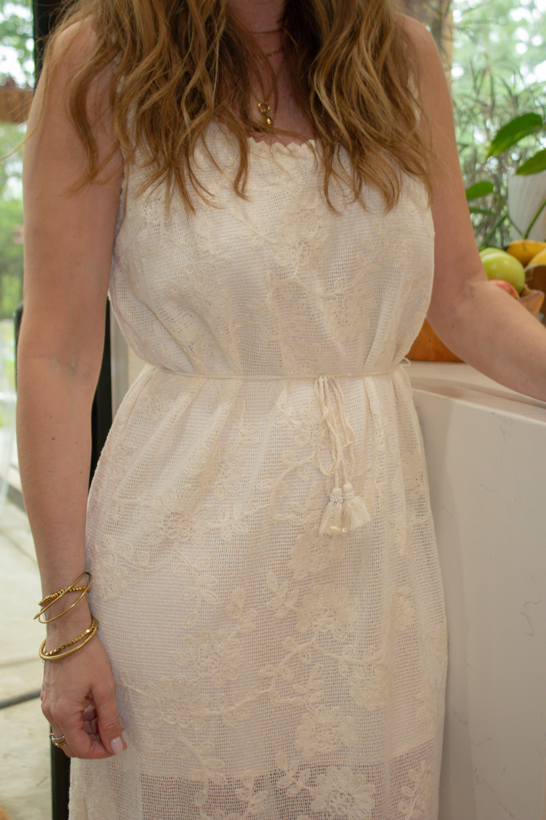 Fiorenza Maxi Dress - Cream