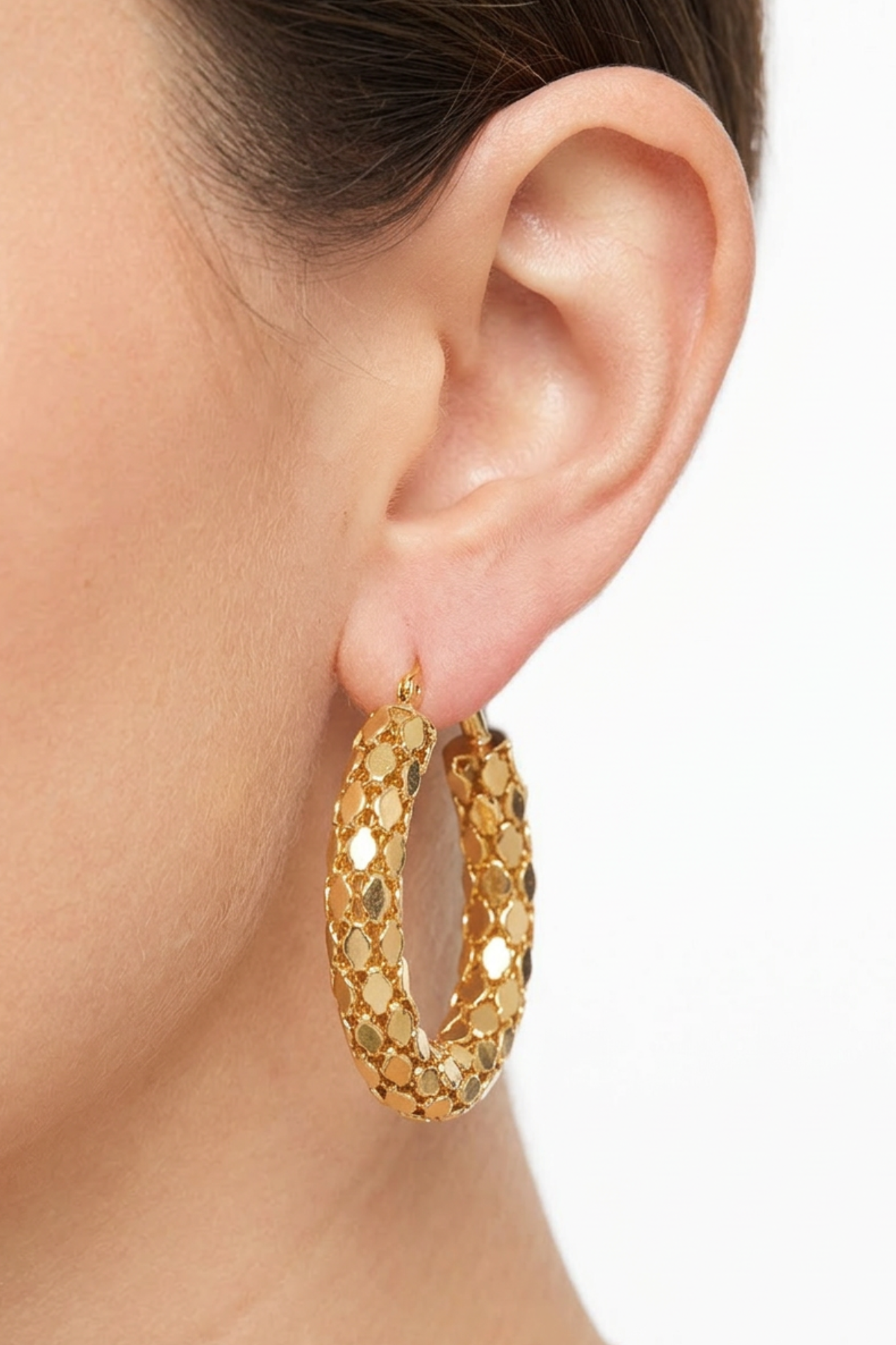 18K Piper Statement Hoop Earrings
