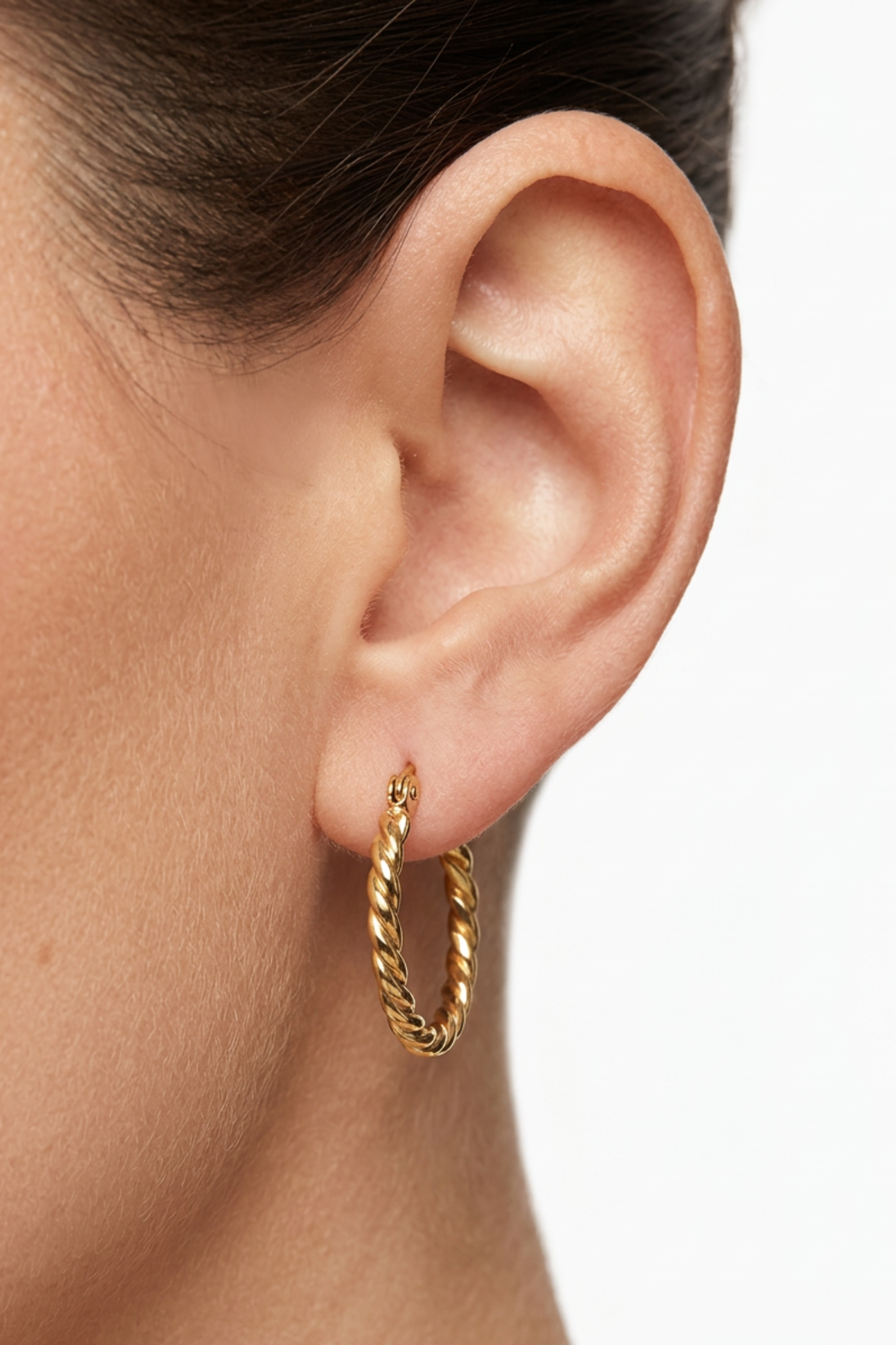18K Torey Hoop Earrings