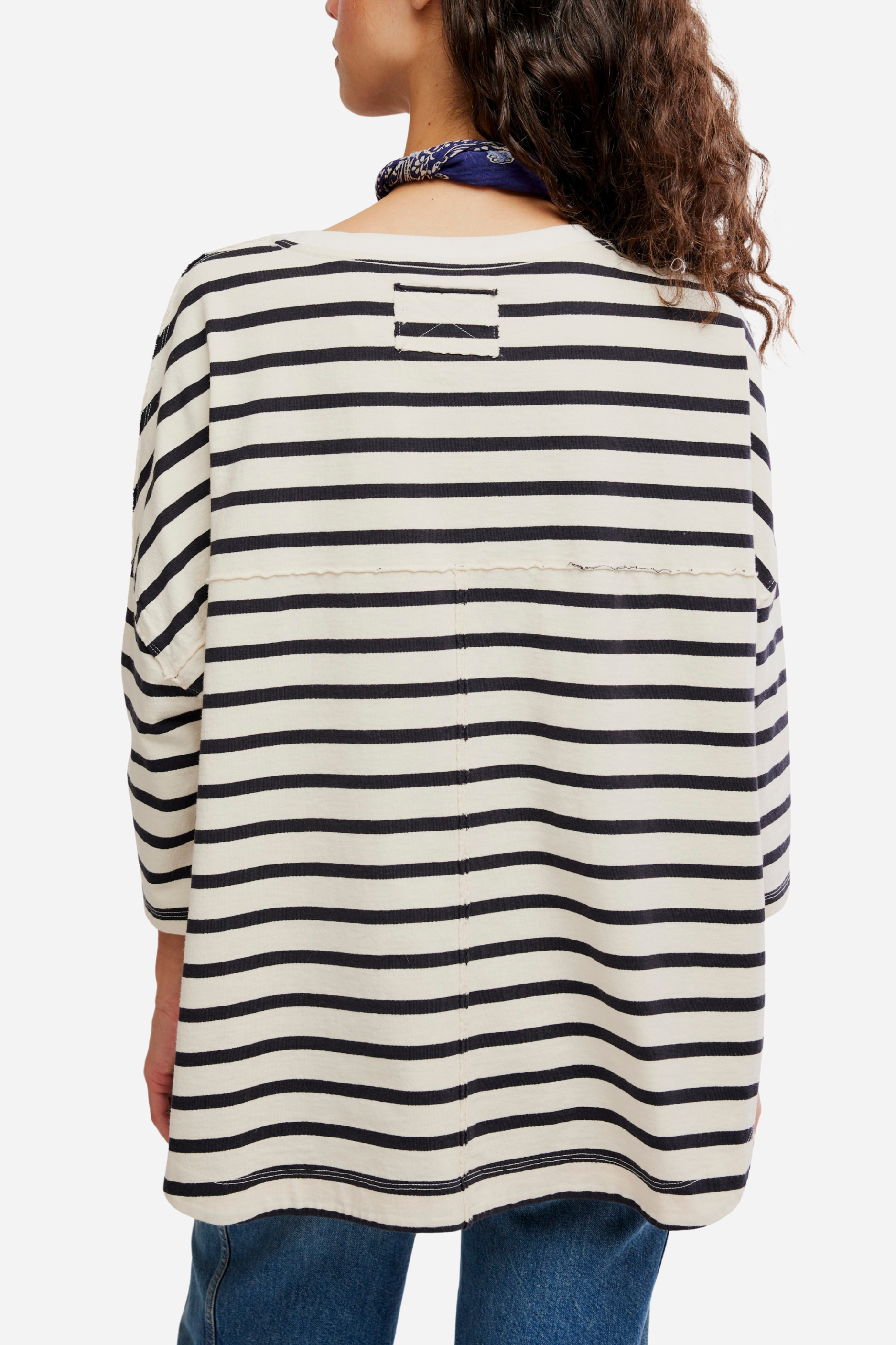 Free People 2 Sense Long Sleeve - Ivory Combo