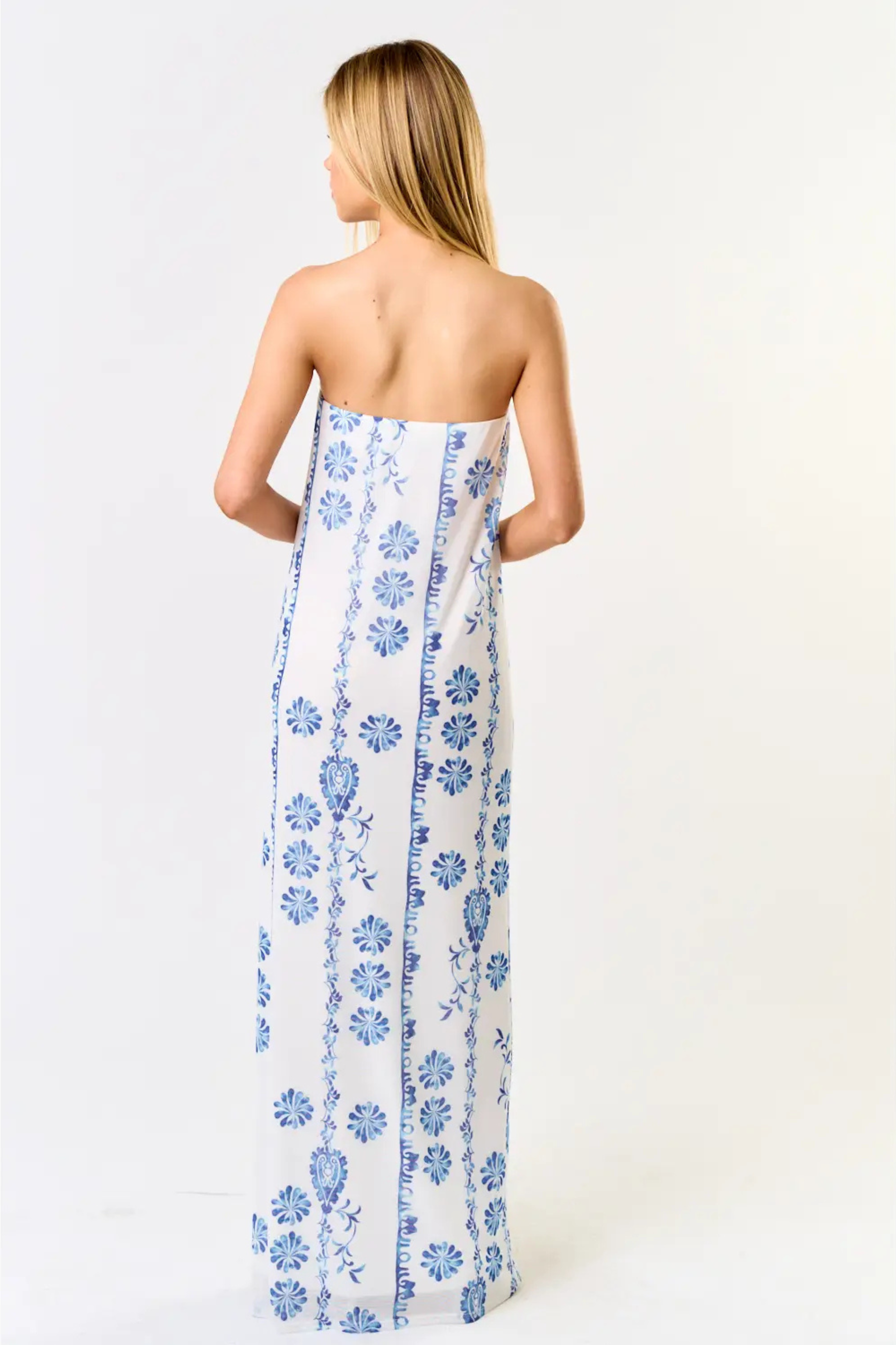 Coastal Vibes Maxi Dress - Blue