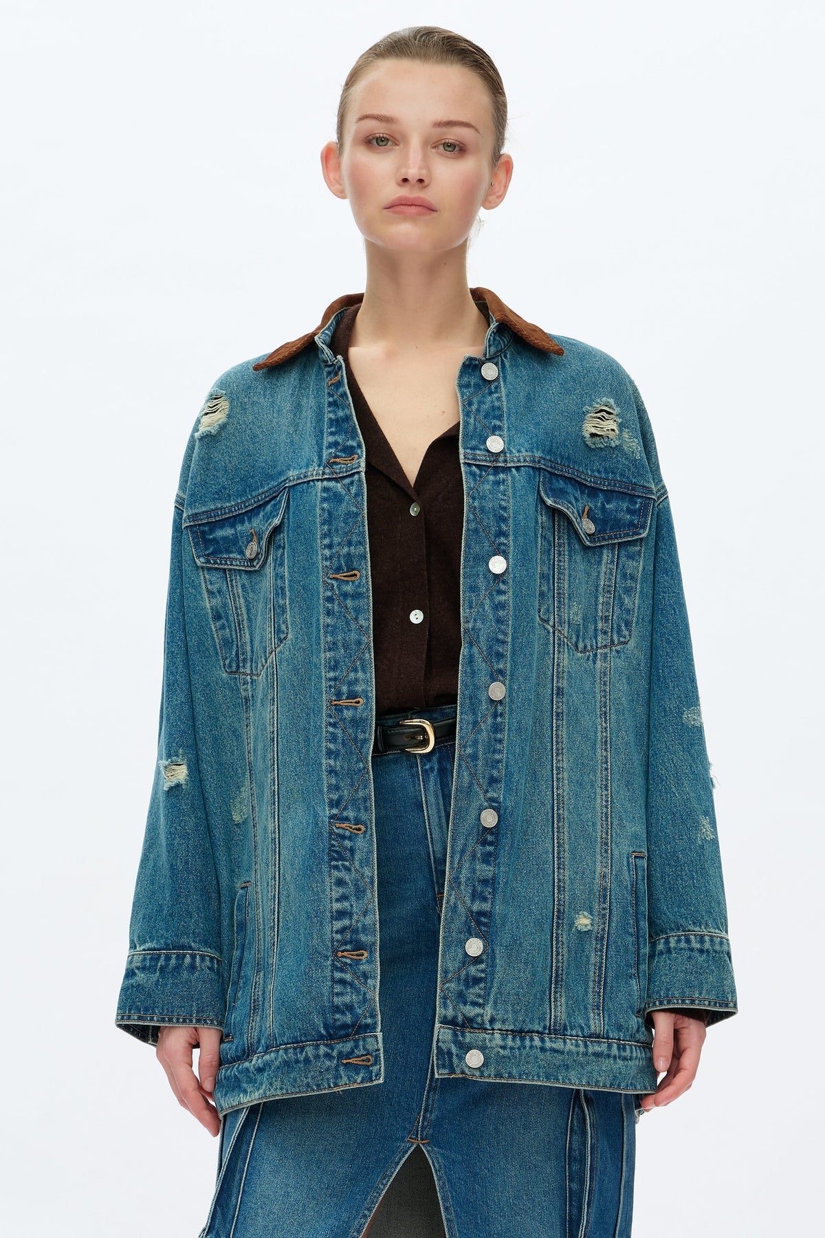 Loose Fitting Jean Jacket