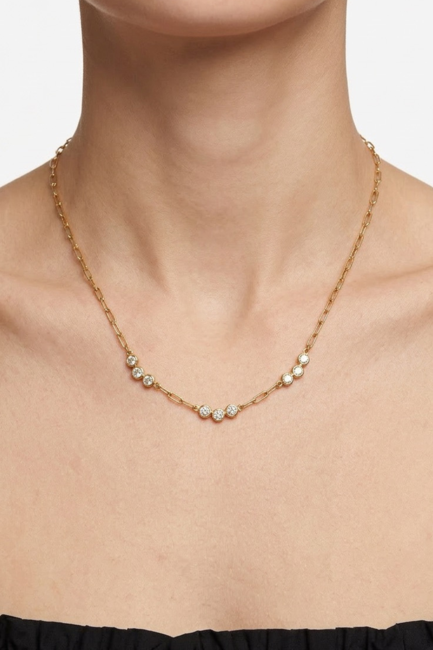18K Diamond Chain Necklace