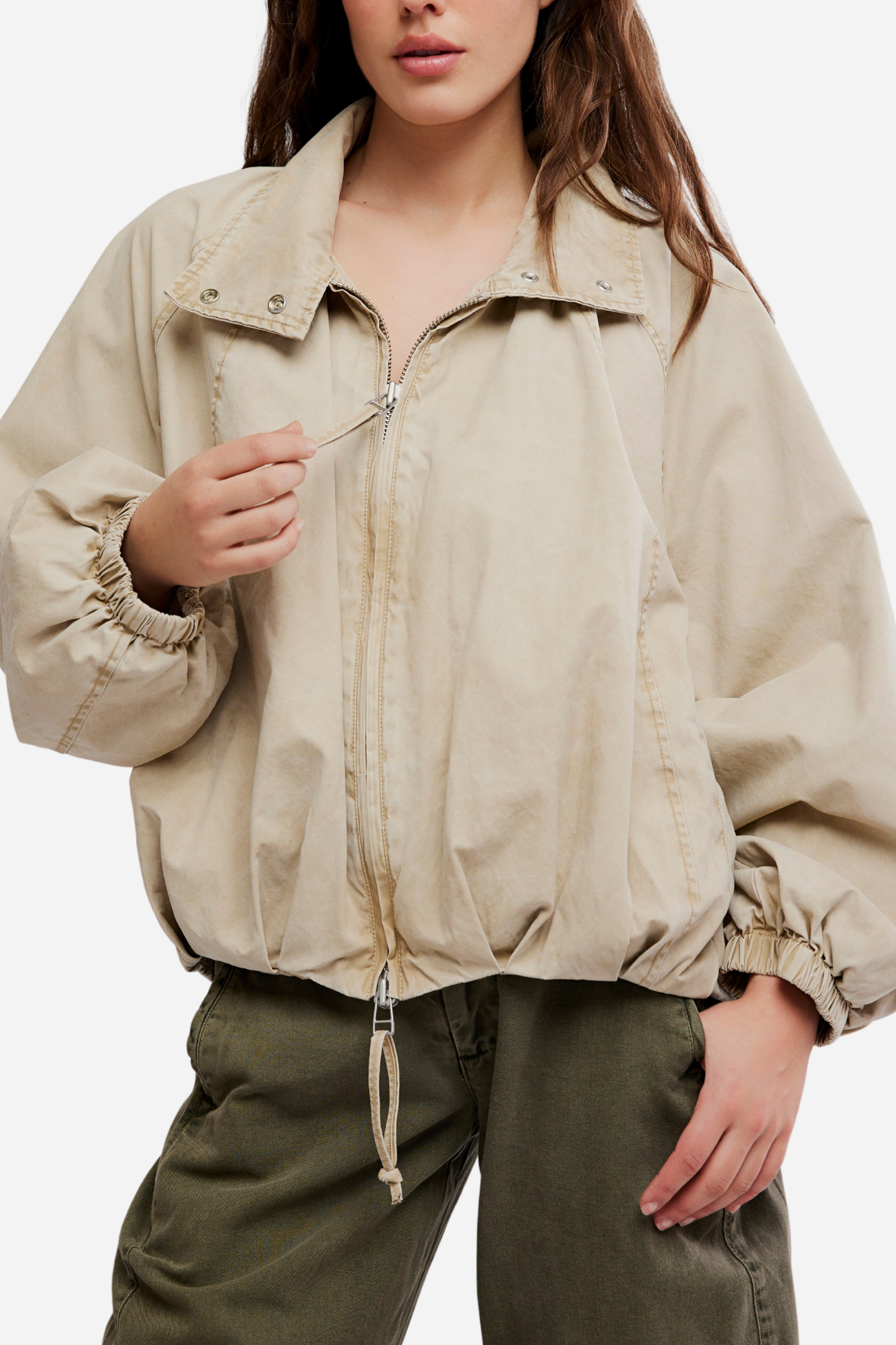 Free People Chelsea Jacket - Oatmeal
