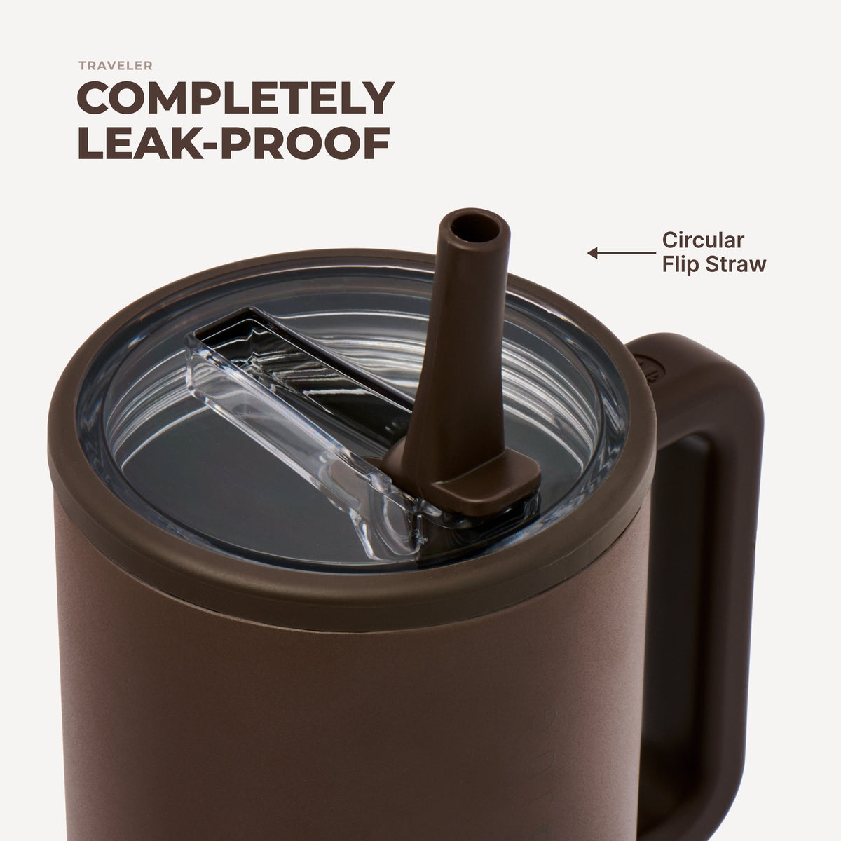 Hydrojug - 40 Oz Traveler Tumbler - Chestnut