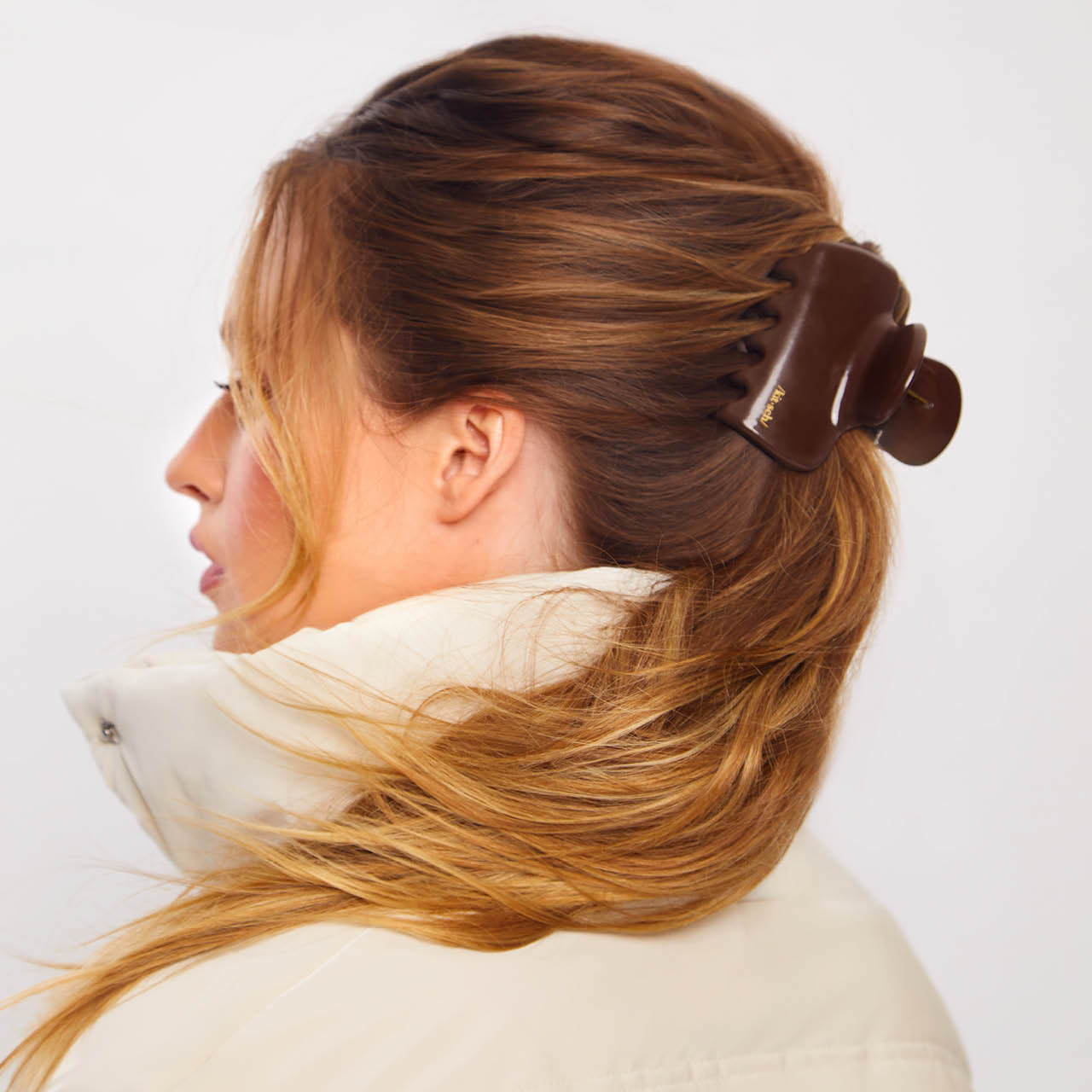 KITSCH Puffy Cloud Clip - Chocolate