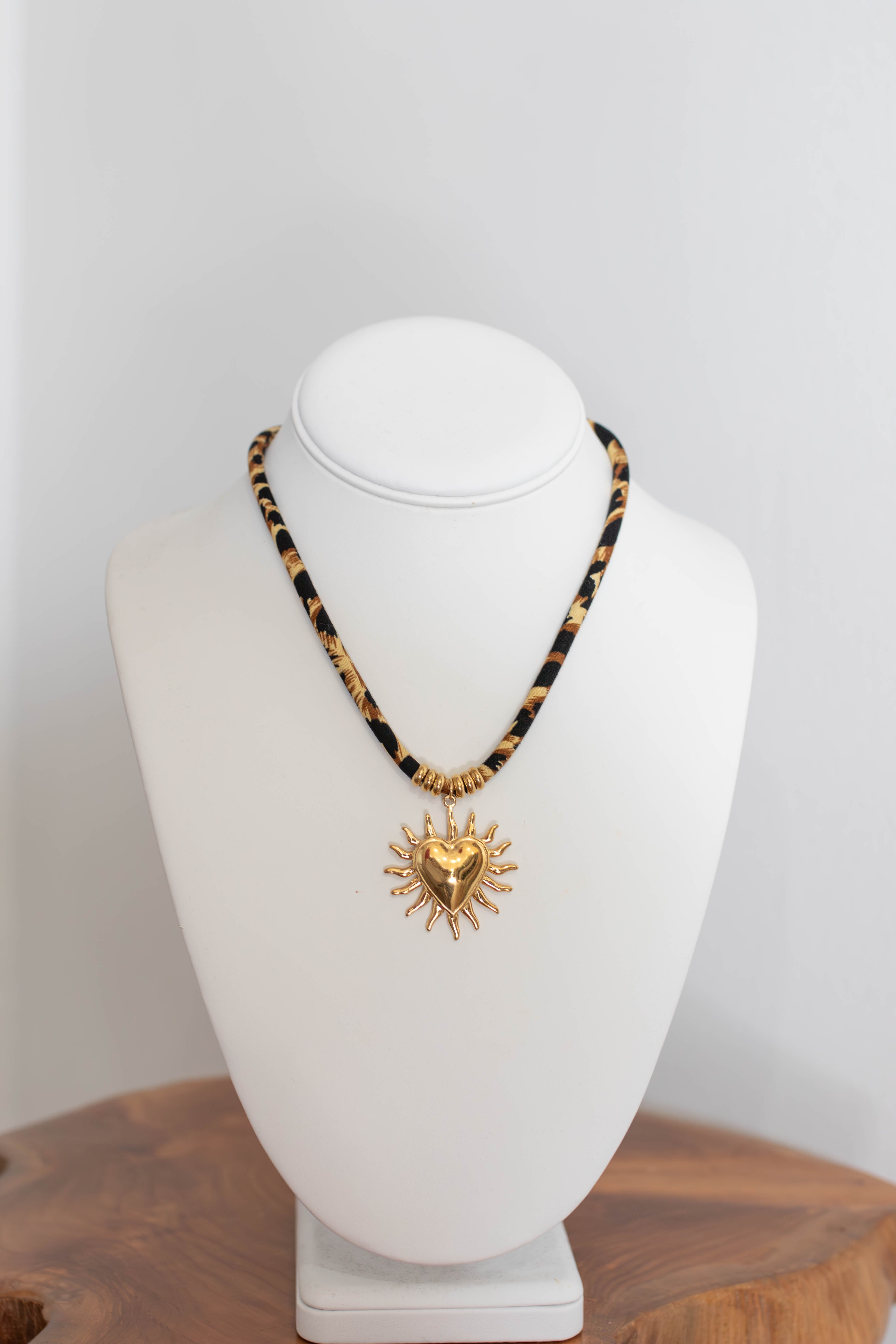 18K Rowan Heart Statement Necklace