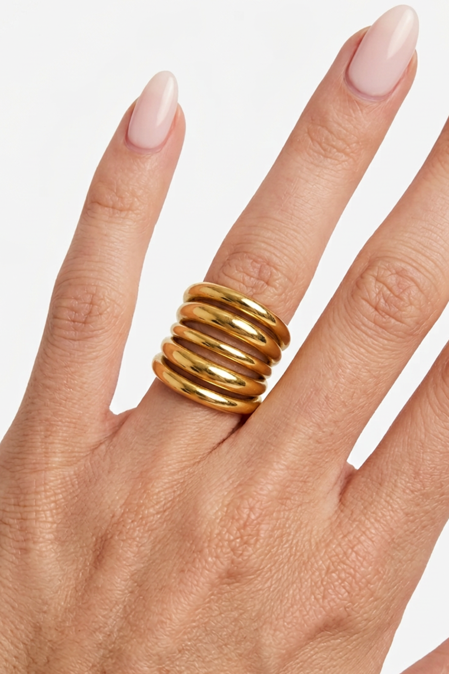 18K Ruth Stacked Ring