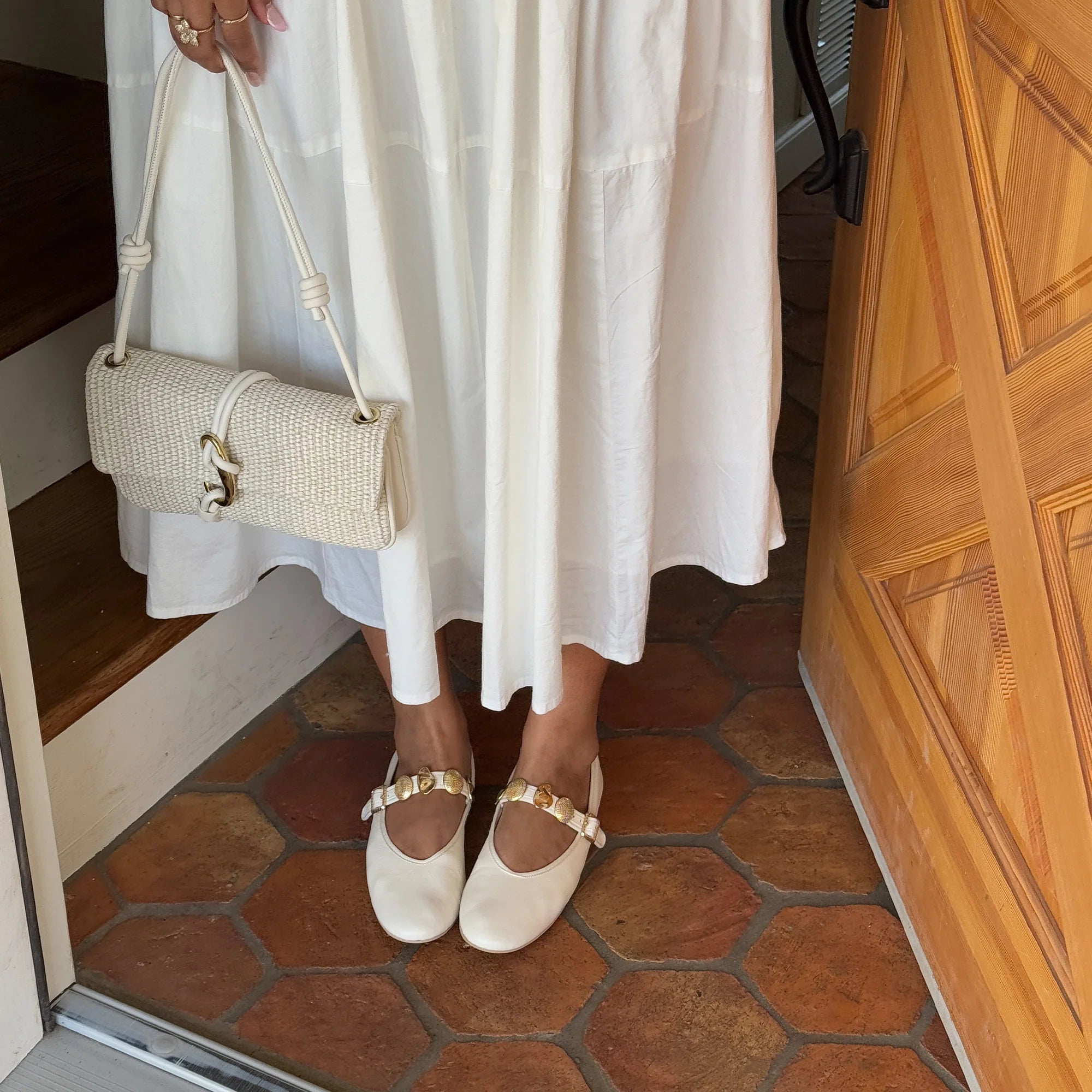 Dolce Vita Relan Ballet Flats - Off White