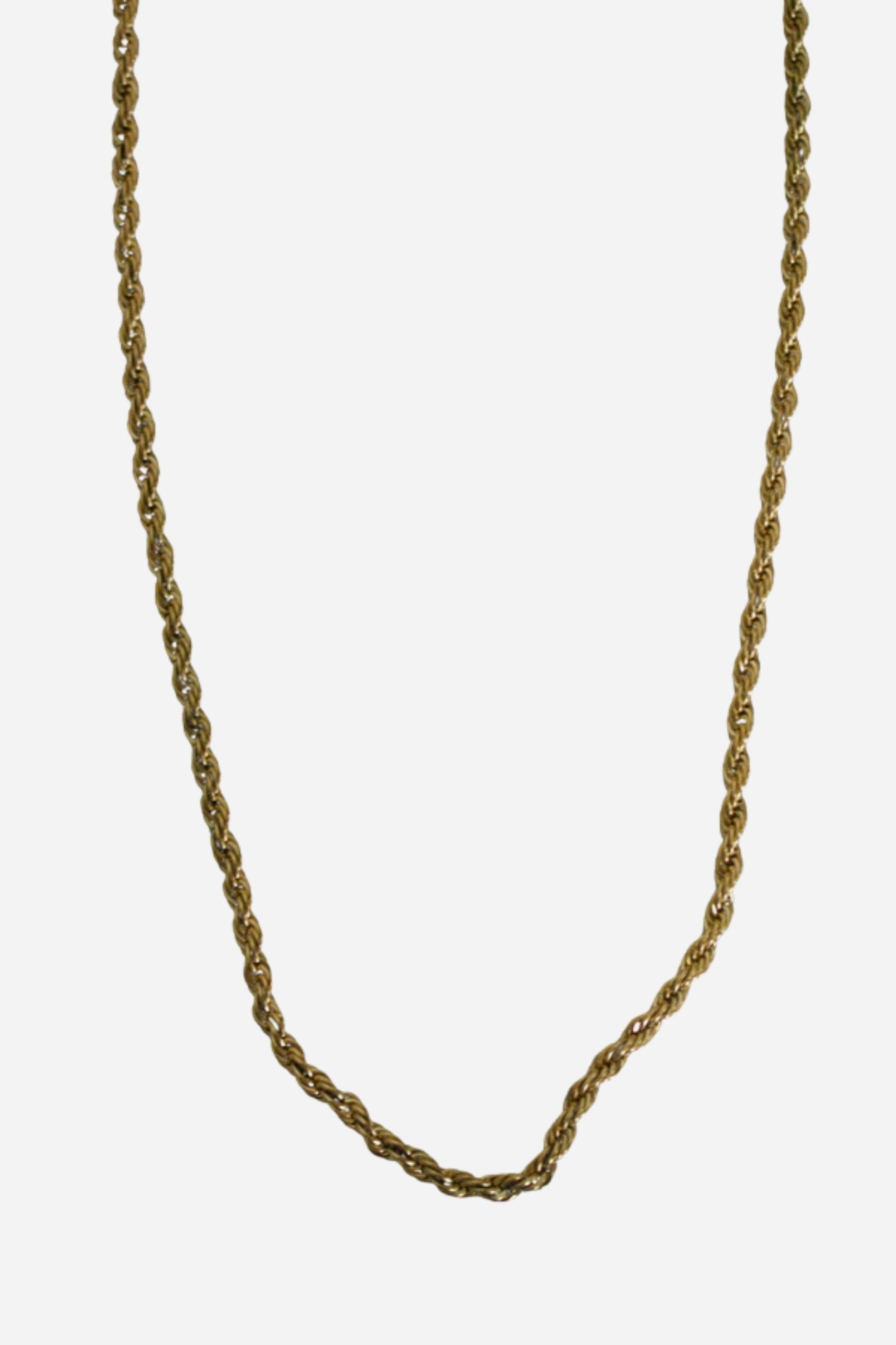 18K Twisted Rope Necklace