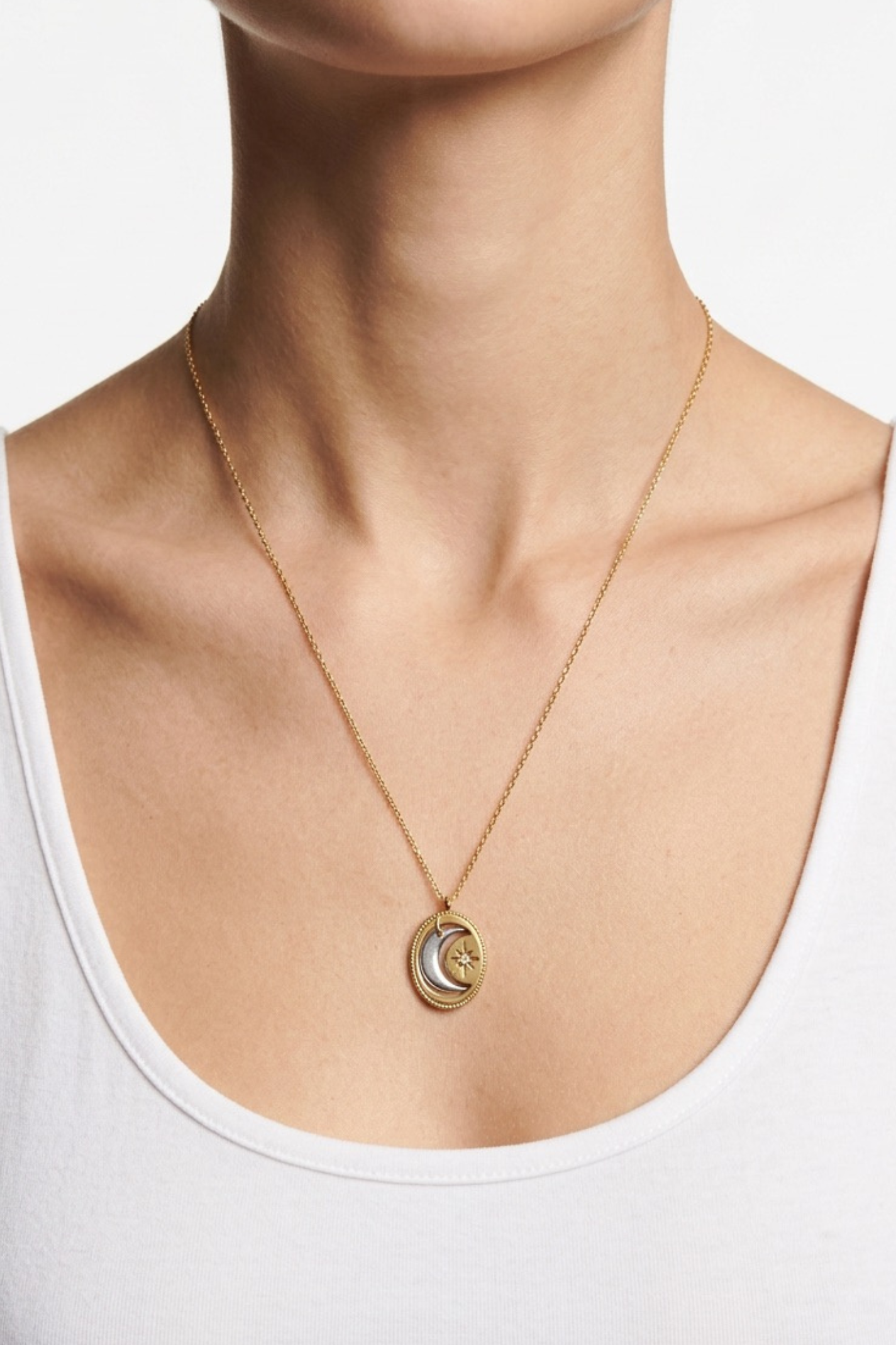 18K Summer Moon Necklace