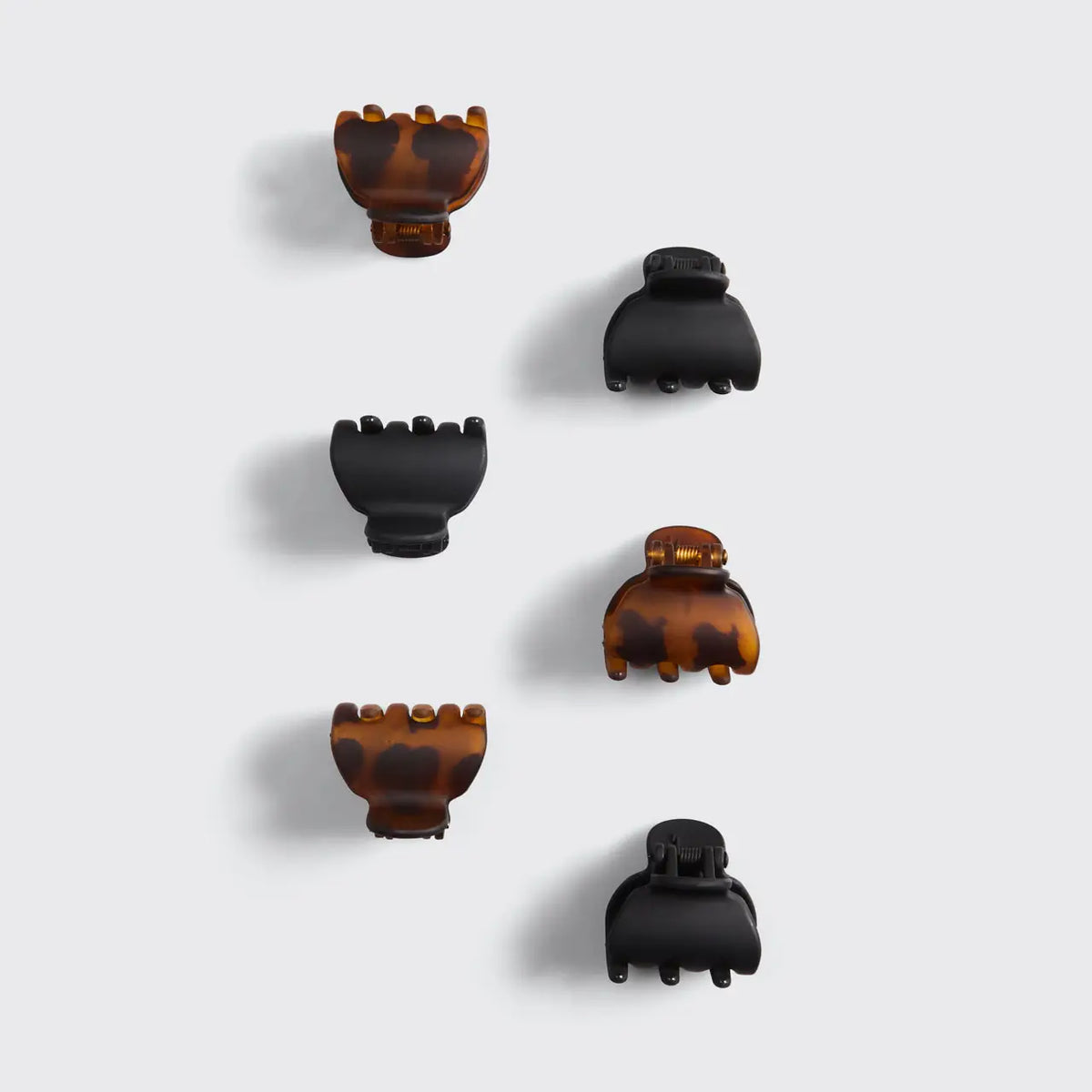 KITSCH - Recycled Plastic X-Small Claw Clips - 6pc Set