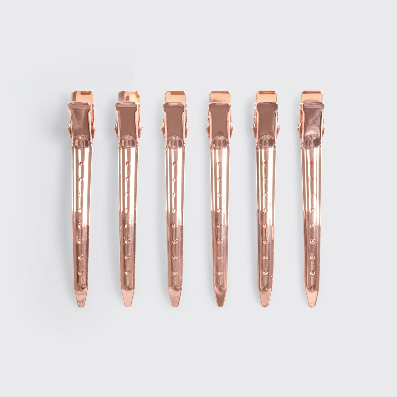 KITSCH Rose Gold Styling Clips - 6 pc