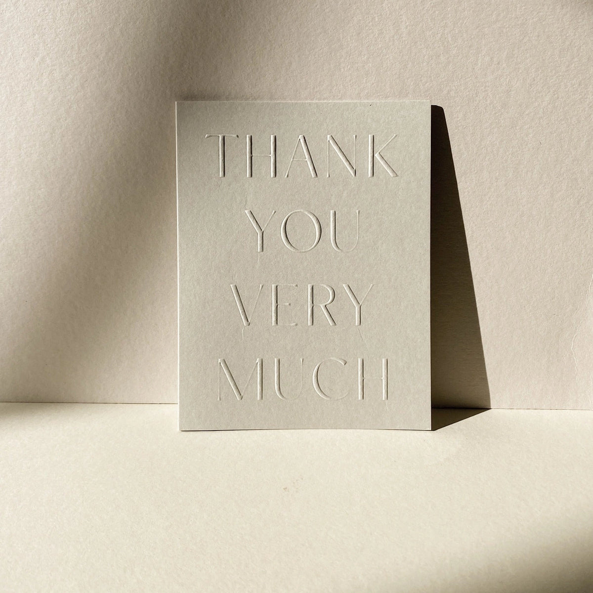 Jaymes Paper - Thank You No. 10 Card - Fog
