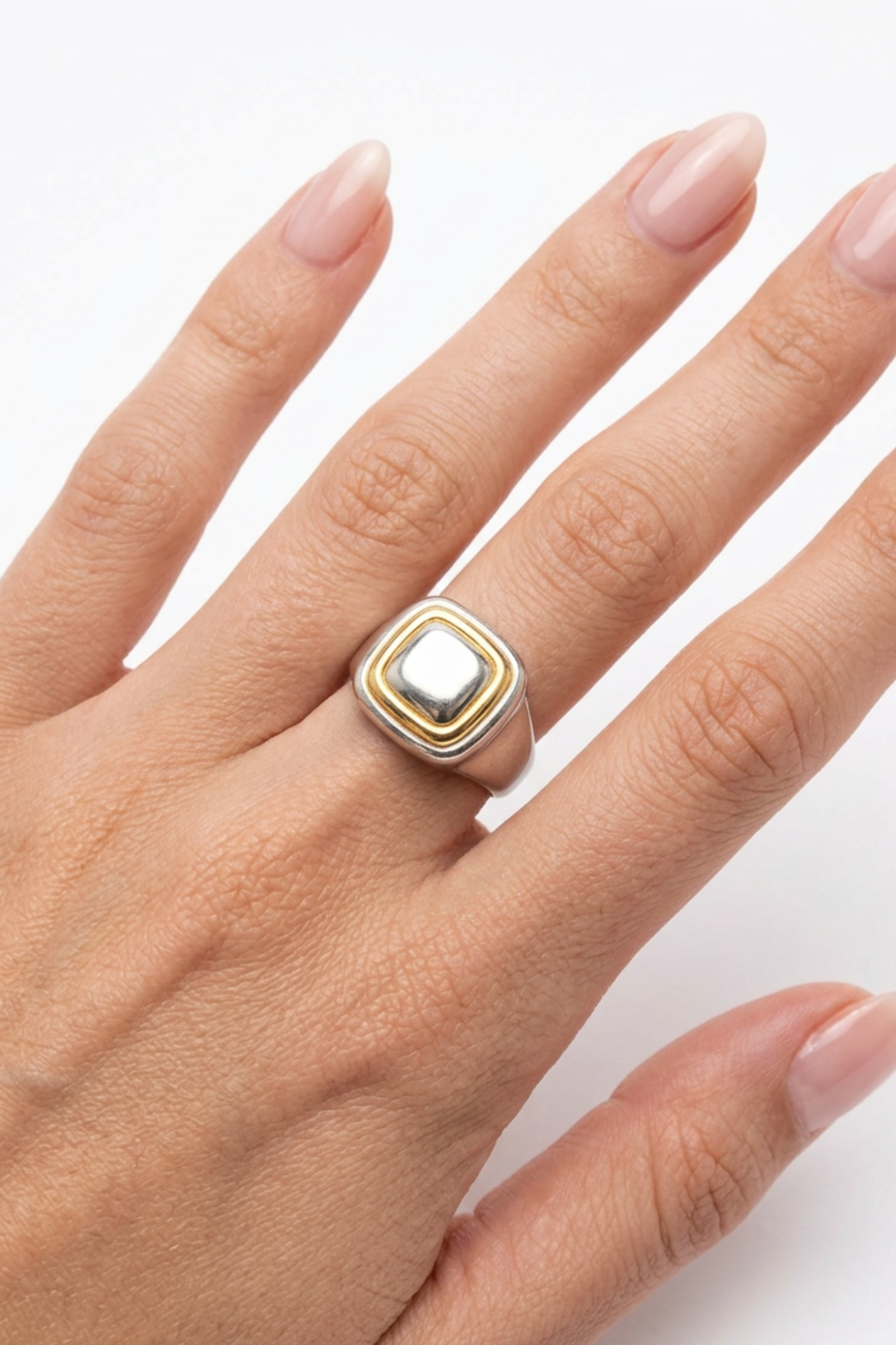 18K Melanie Two Tone Ring