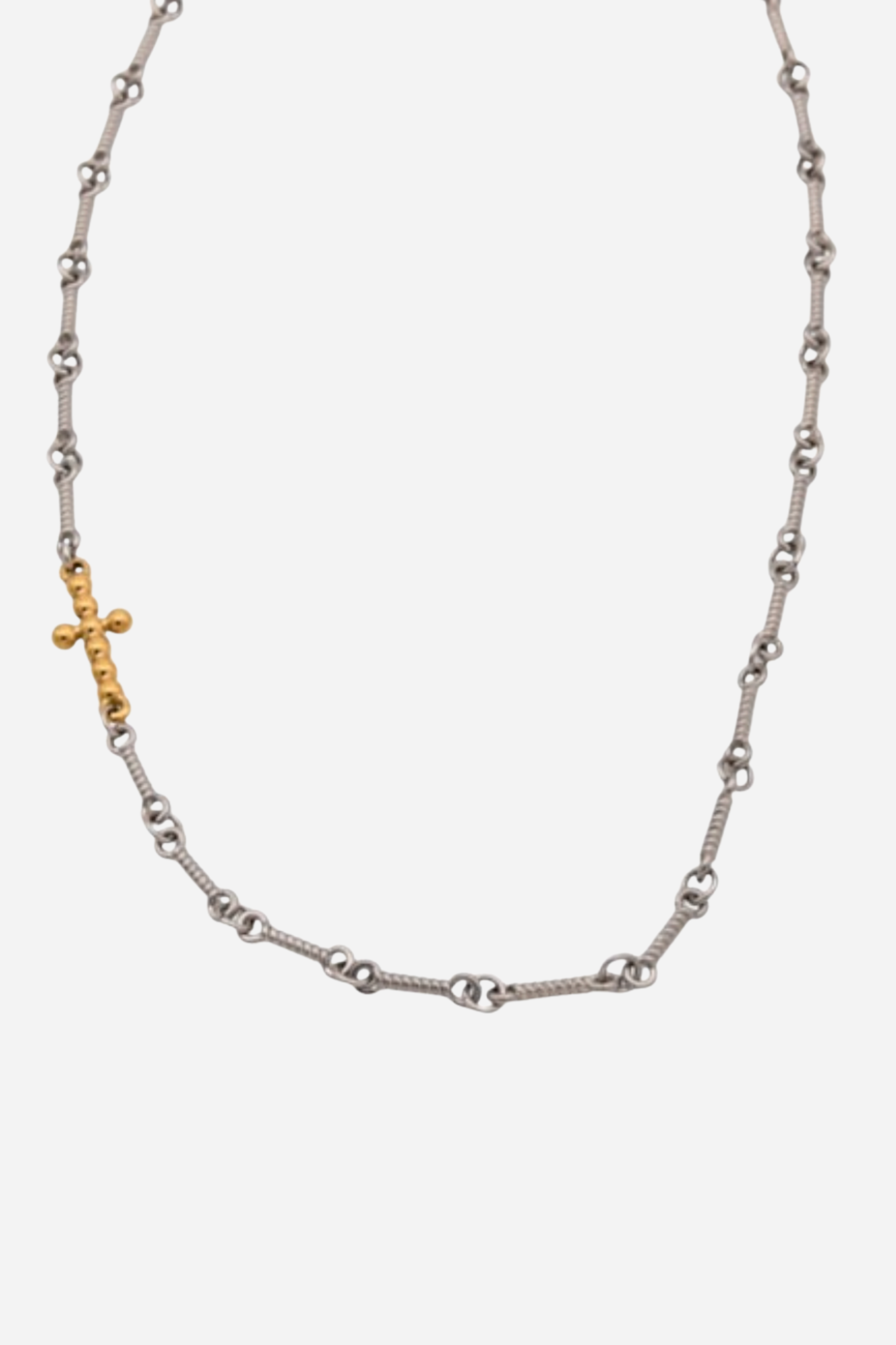 Farrah B Almighty Then Cross Necklace