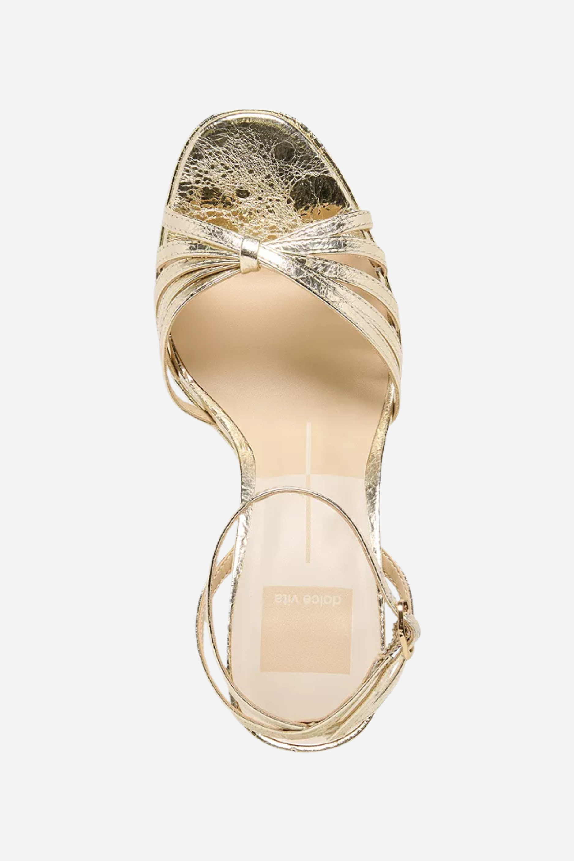 Dolce Vita Prady Platform Heels - Platinum Leather