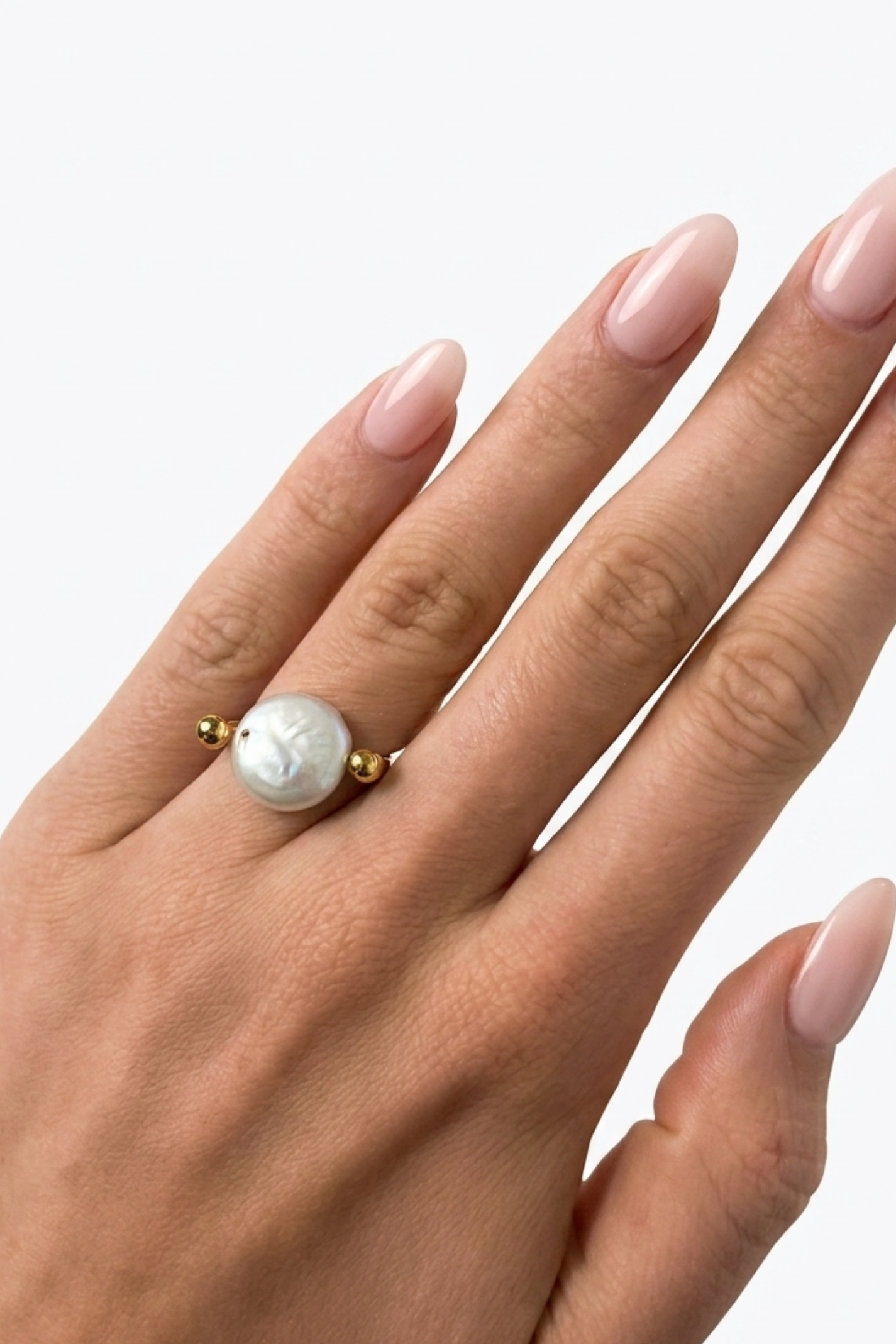 18K Ivy Pearl Statement Ring