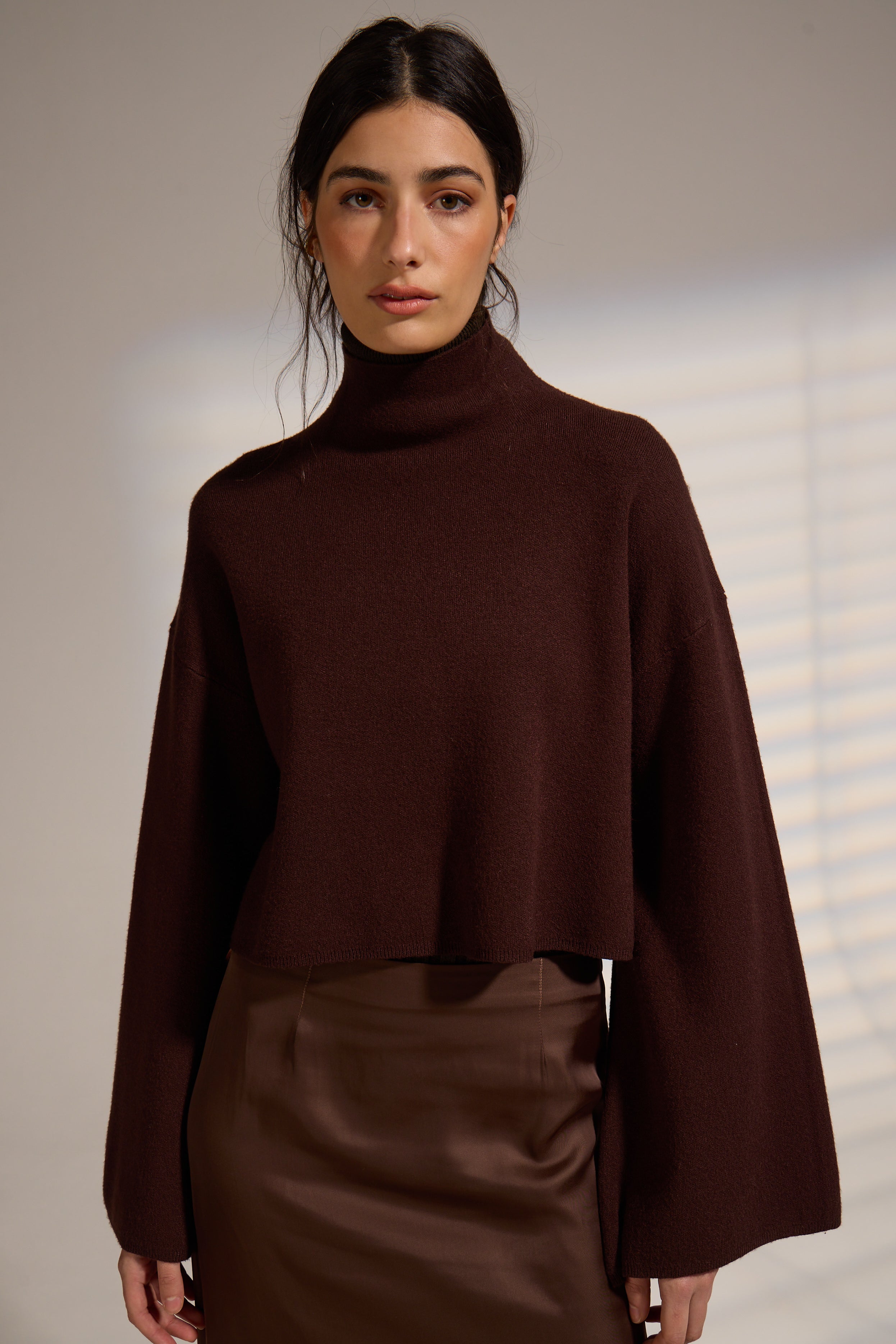 Chuck Turtleneck Sweater - Cacao