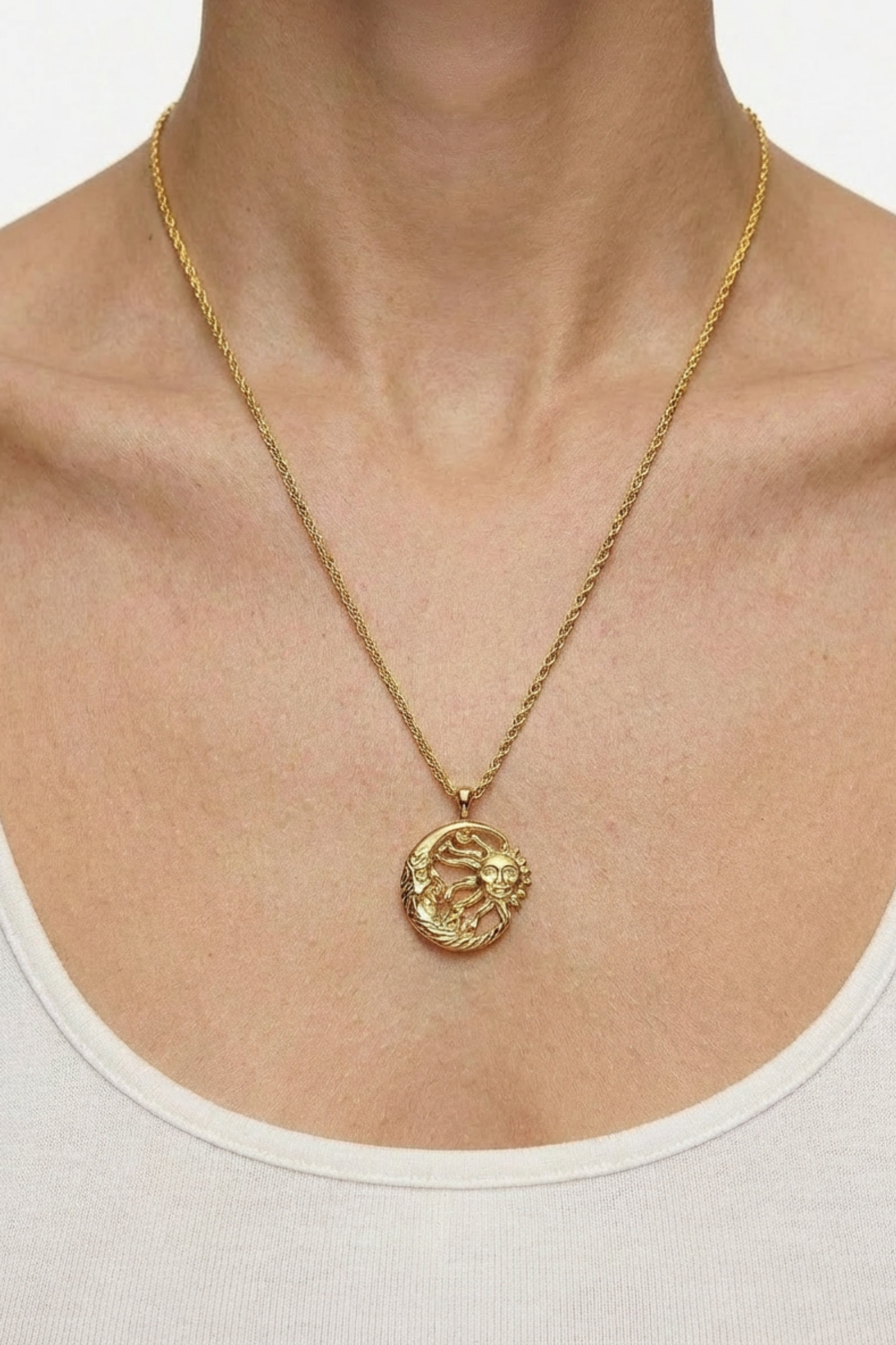 18K Noelle Sun Necklace