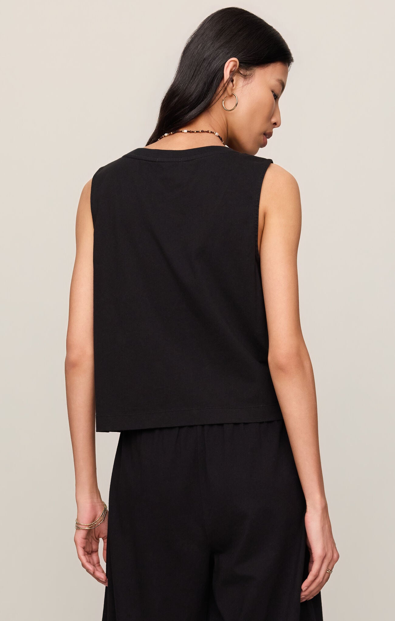 Z Supply Sloane V-Neck Top - True Black
