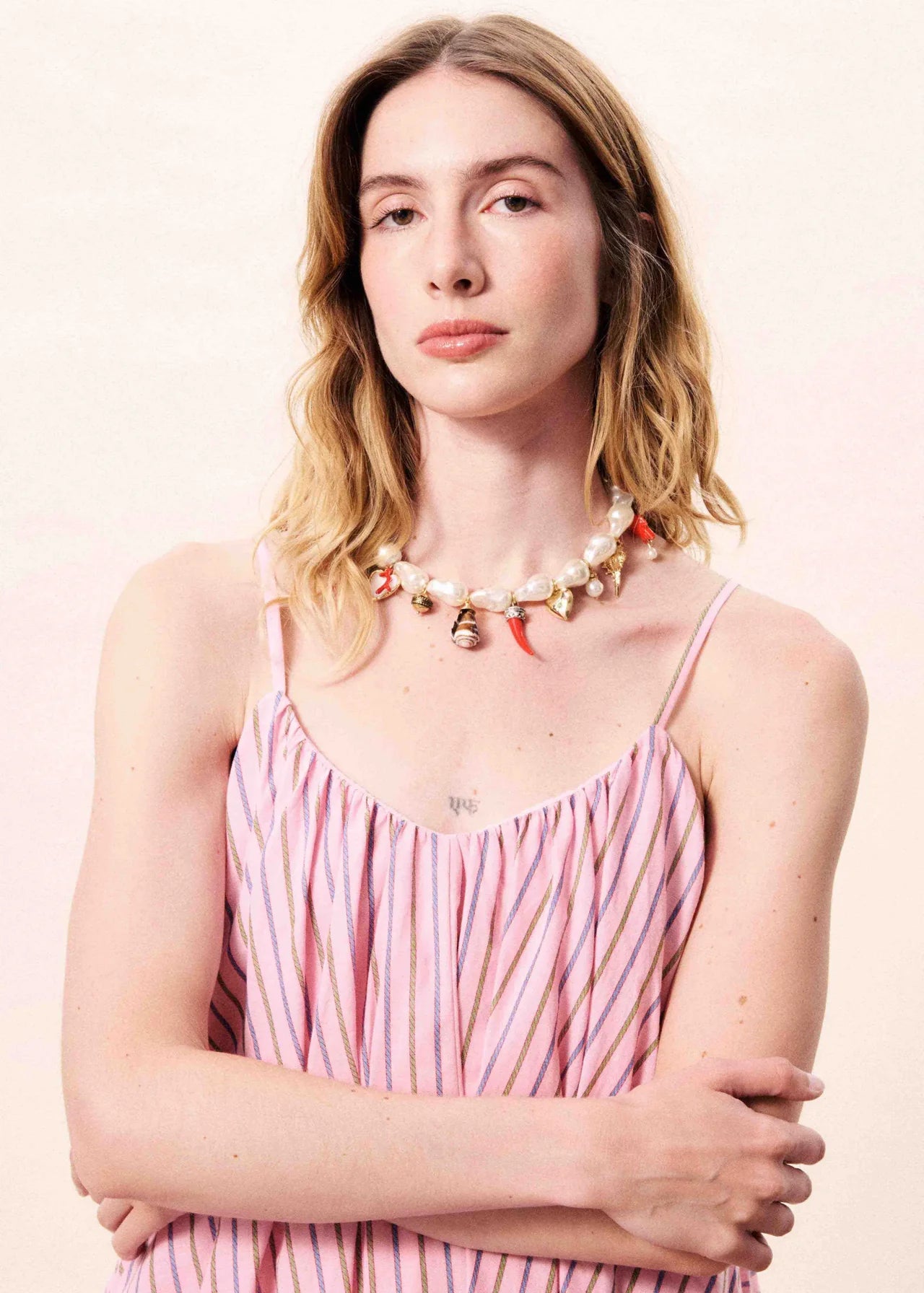 FRNCH Poroa Dress - Rose