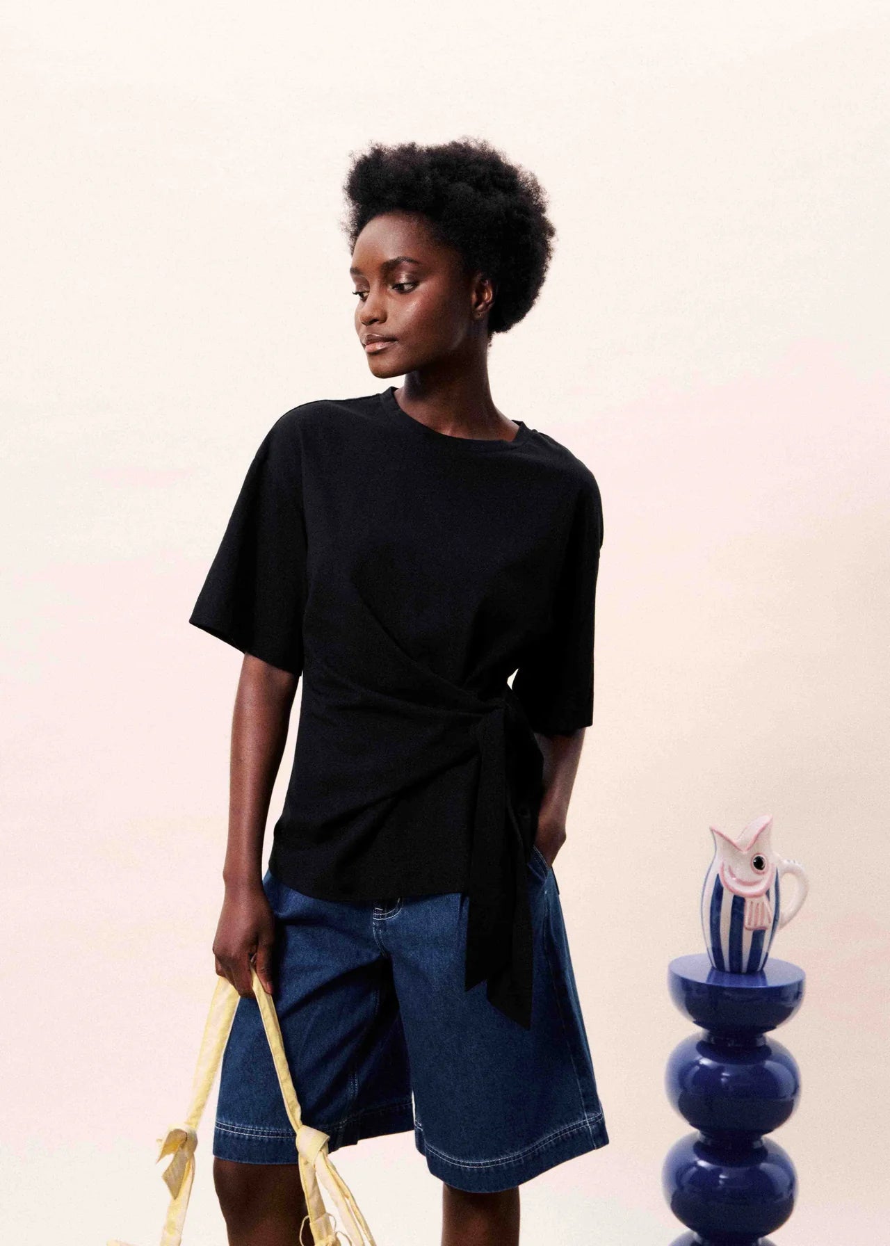 FRNCH Iseora Top - Black