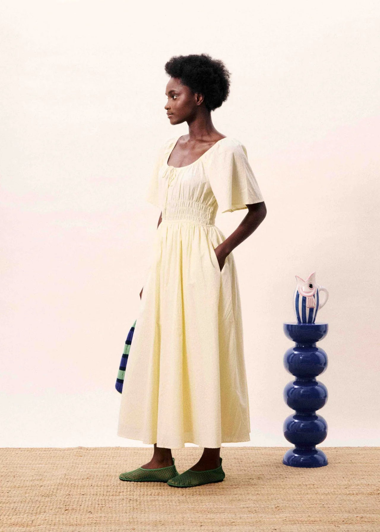 FRNCH Yemanja Dress - Butter