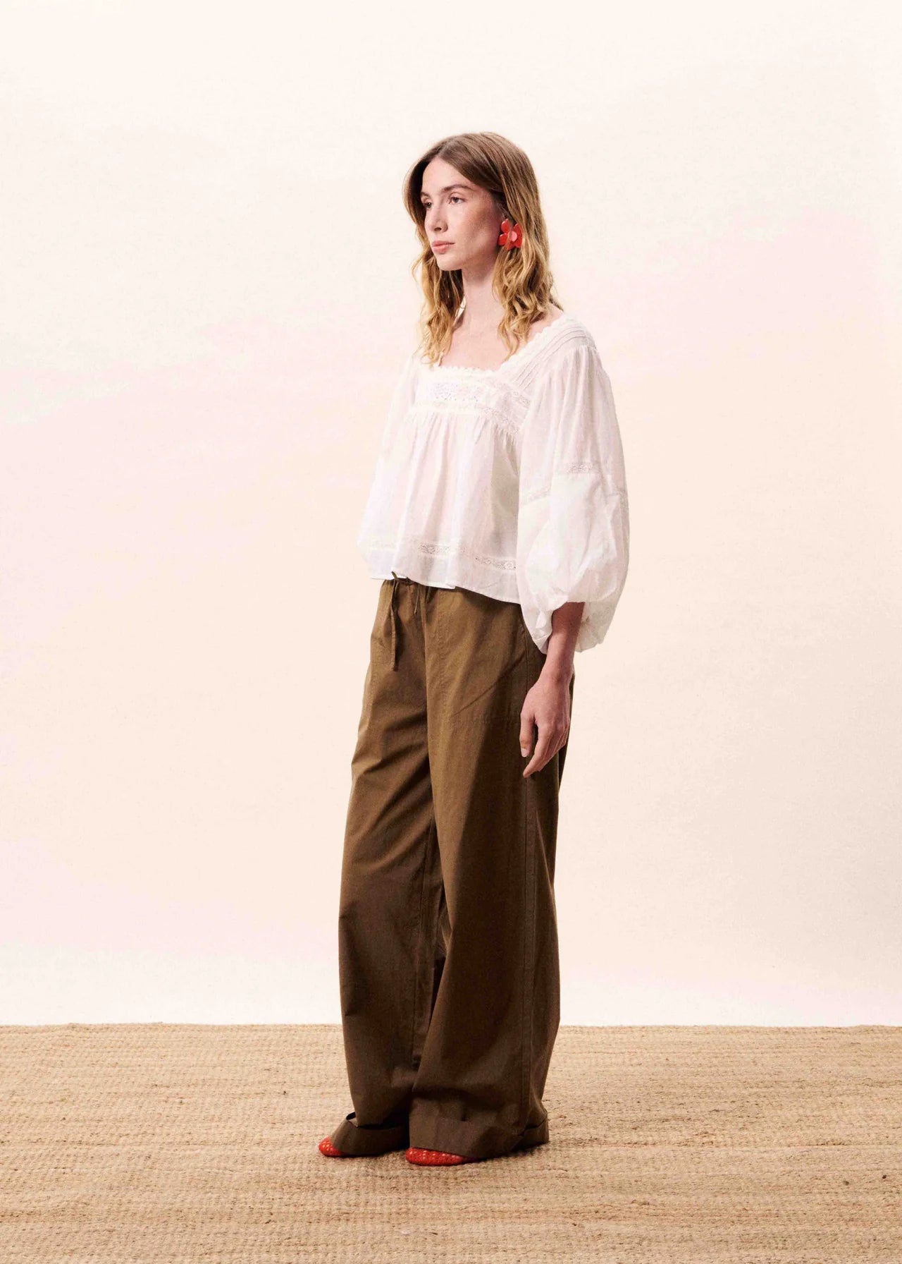 FRNCH Fluvia Blouse - Creme