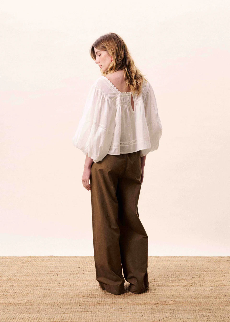 FRNCH Fluvia Blouse - Creme