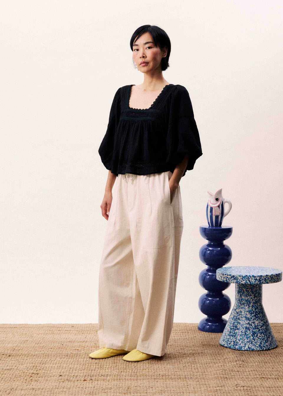 FRNCH Fluvia Blouse - Noir